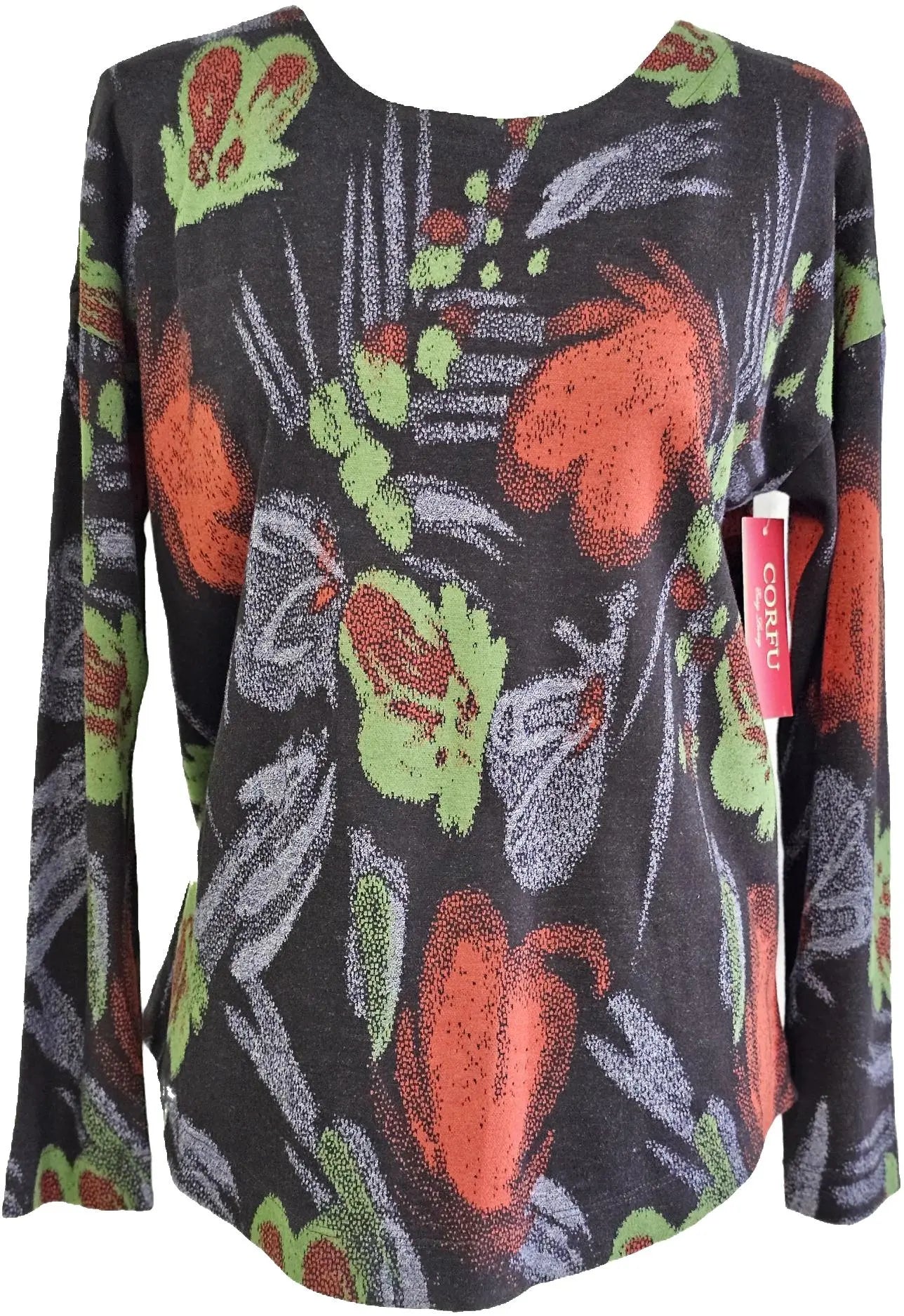 W2438735 SHAMROCK PRINTED SOFT KNIT Corfu Jeans