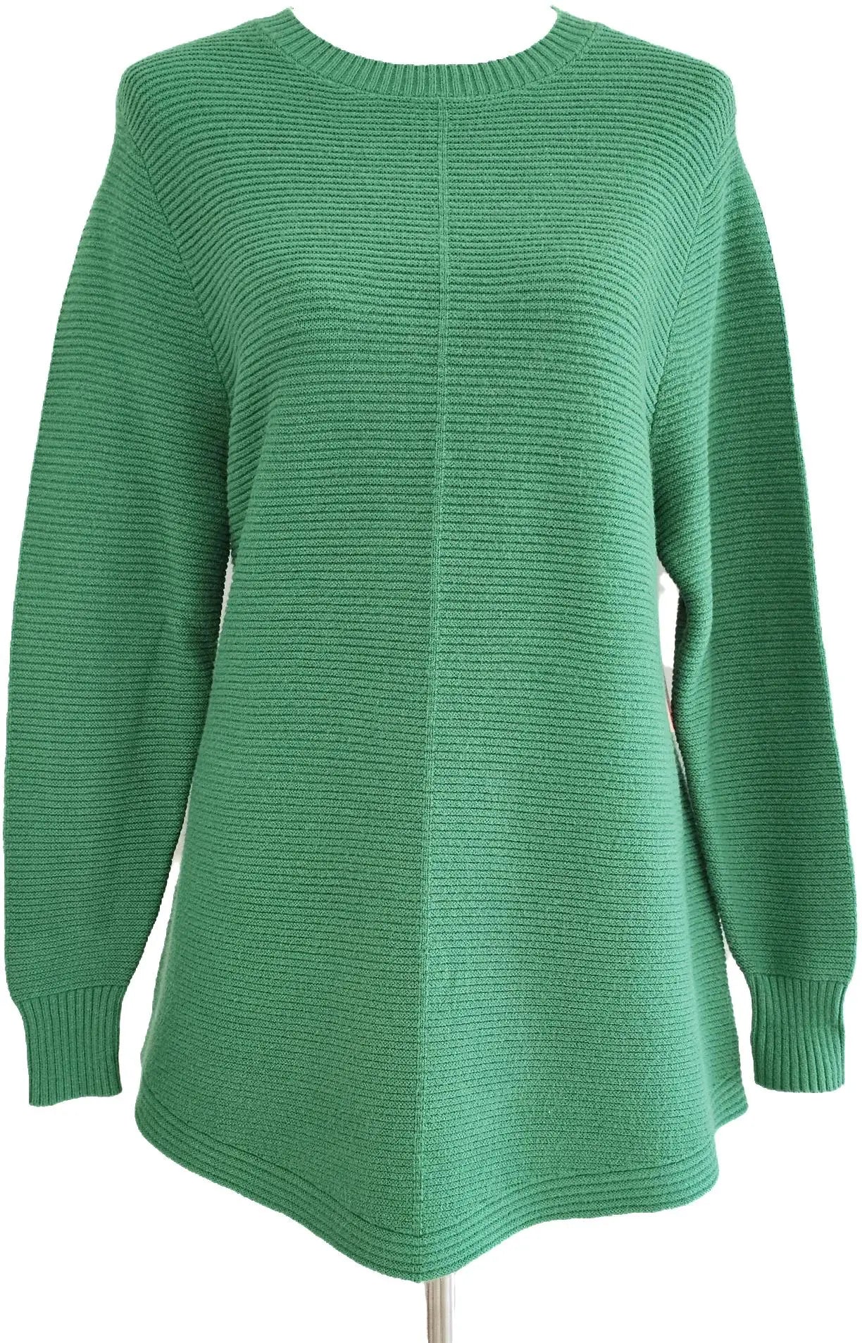 W2449205 HIGHLAND GREEN SOFT KNIT JUMPER Corfu Jeans