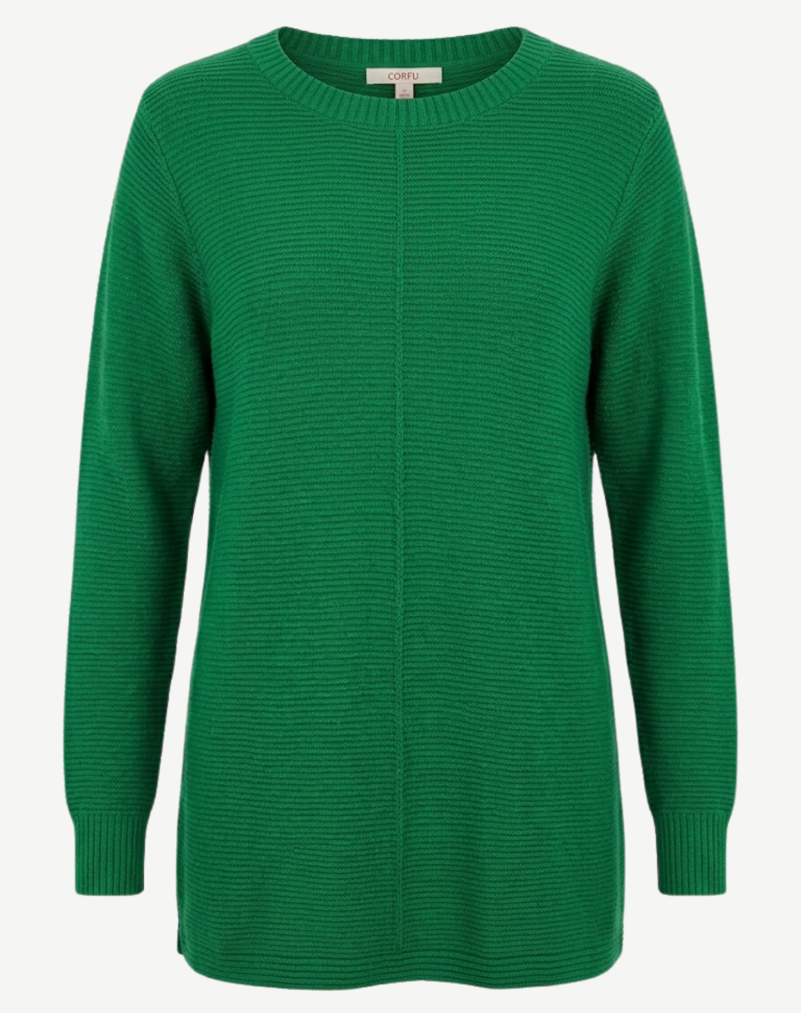 HIGHLAND GREEN SOFT KNIT LONG SLEEVE JUMPER Corfu Jeans
