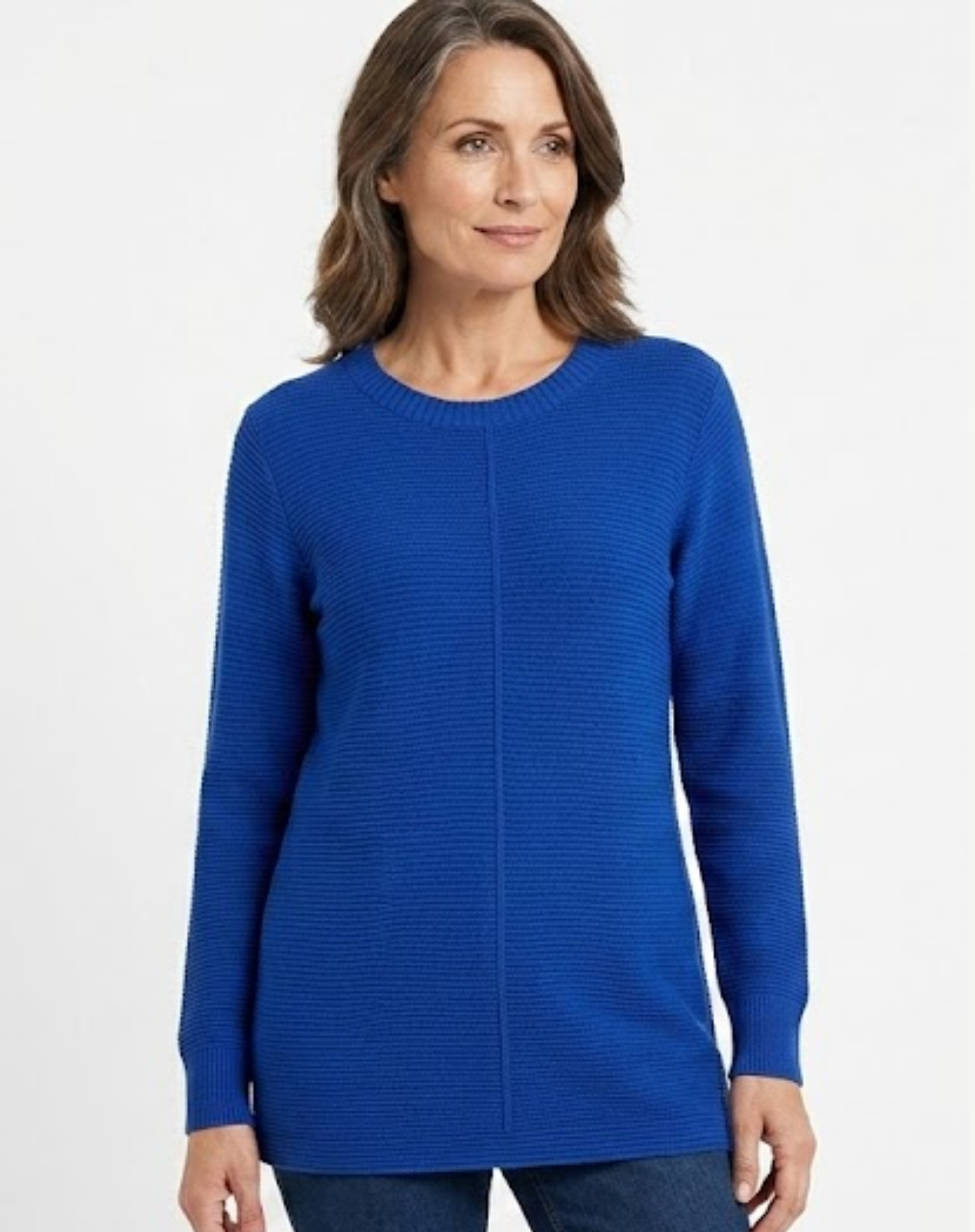 ROYAL SOFT KNIT LONG SLEEVE JUMPER Corfu Jeans