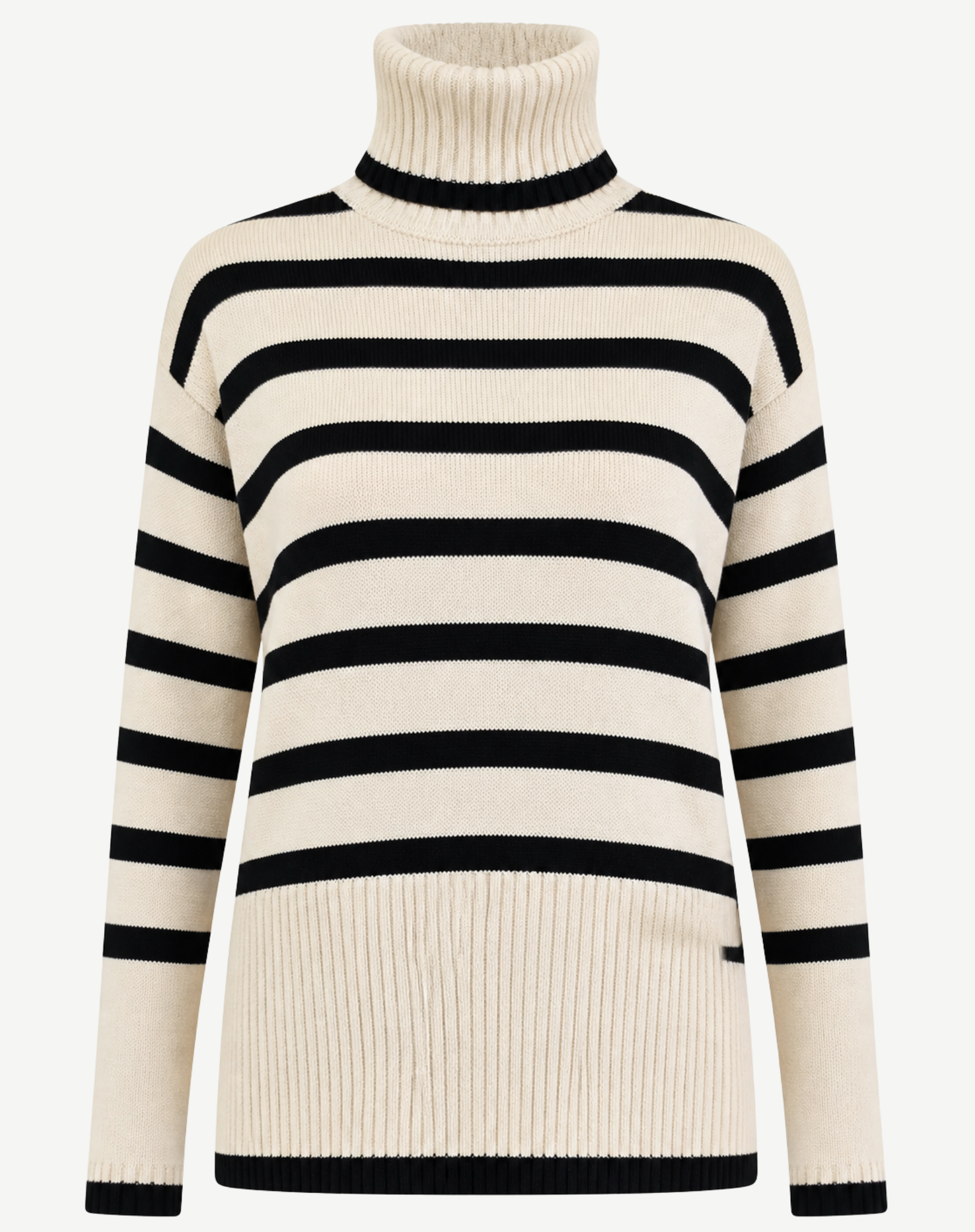 W2449244 SAND/BLACK FASHION KNIT STRIPE Corfu Jeans