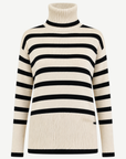 W2449244 SAND/BLACK FASHION KNIT STRIPE Corfu Jeans