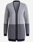 W2449245 NAVY/WHITE EDGE TO EDGE JACKET Corfu Jeans