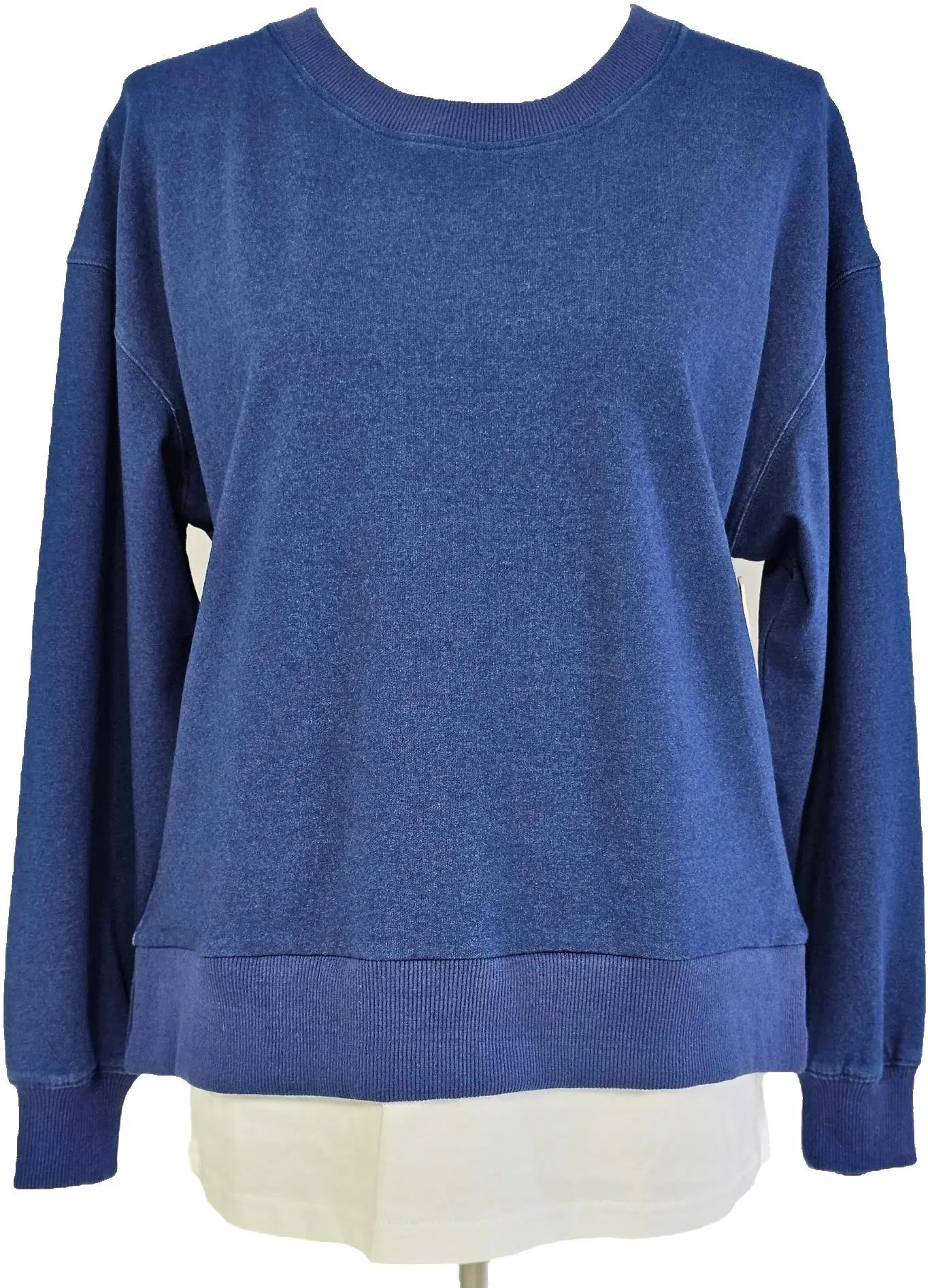 W2458701 DENIM COTTON KNIT TOP Corfu Jeans