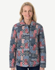 Teal Patchwork Quilted Jacket Corfu Jeans