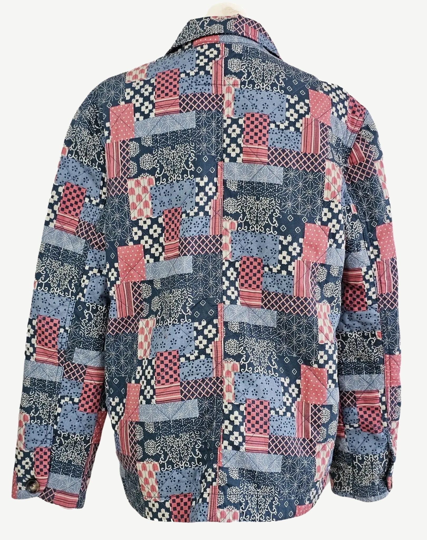 Teal Patchwork Quilted Jacket Corfu Jeans