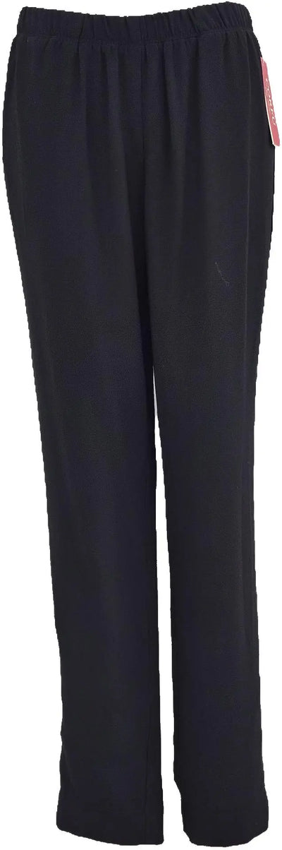 W2472081 BLACK STRETCH SOFT DRESSING PANTS Corfu Jeans