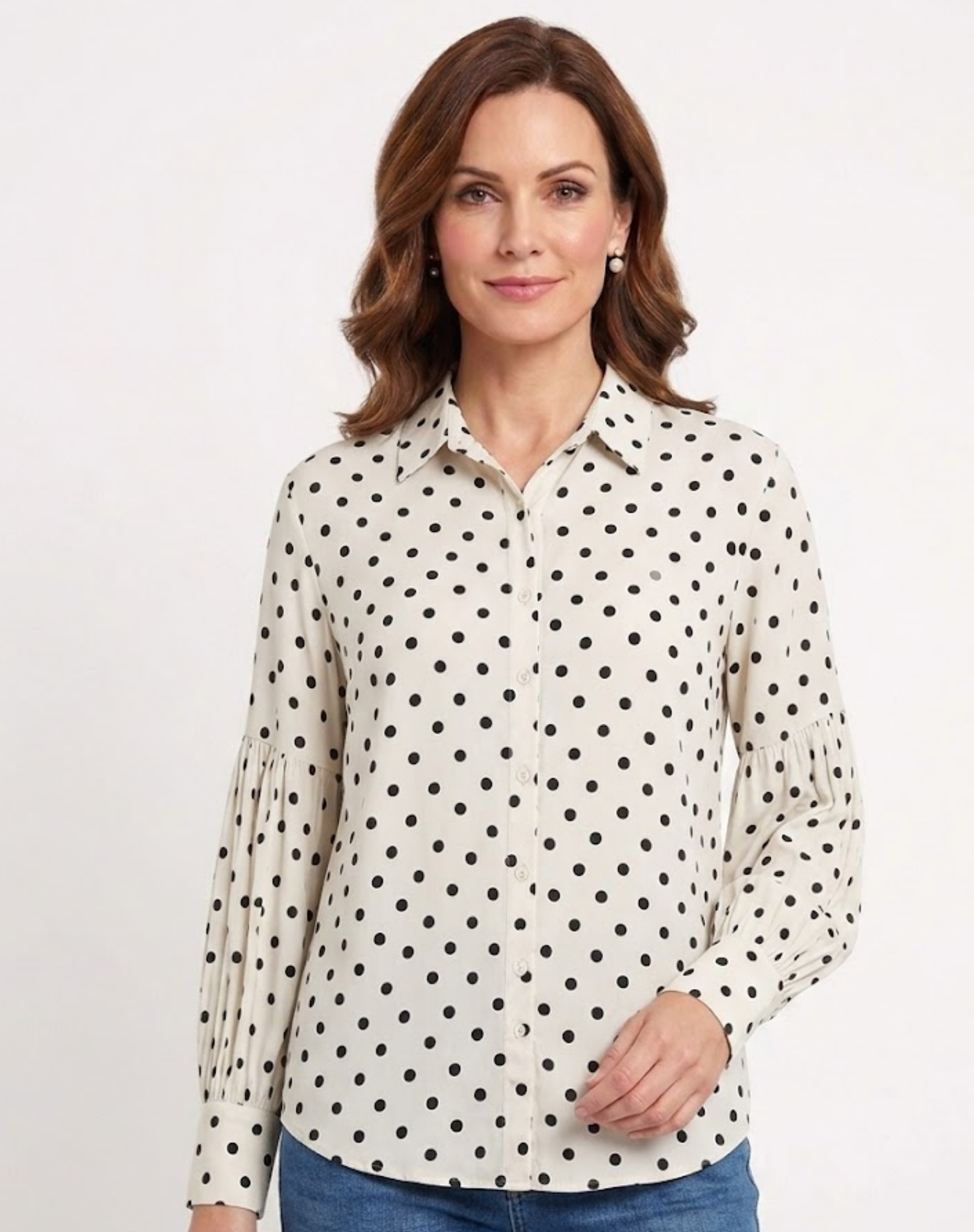 Vanilla Black Spot Shirt Corfu Jeans