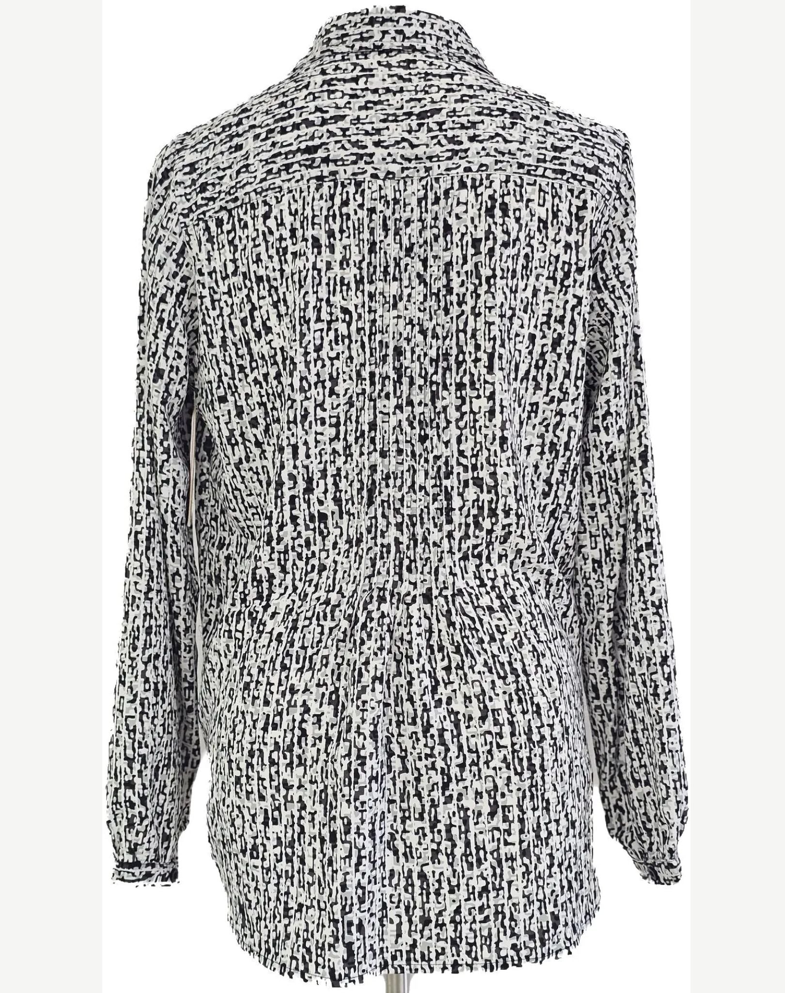 Black Printed Soft Dressing Shirt Corfu Jeans