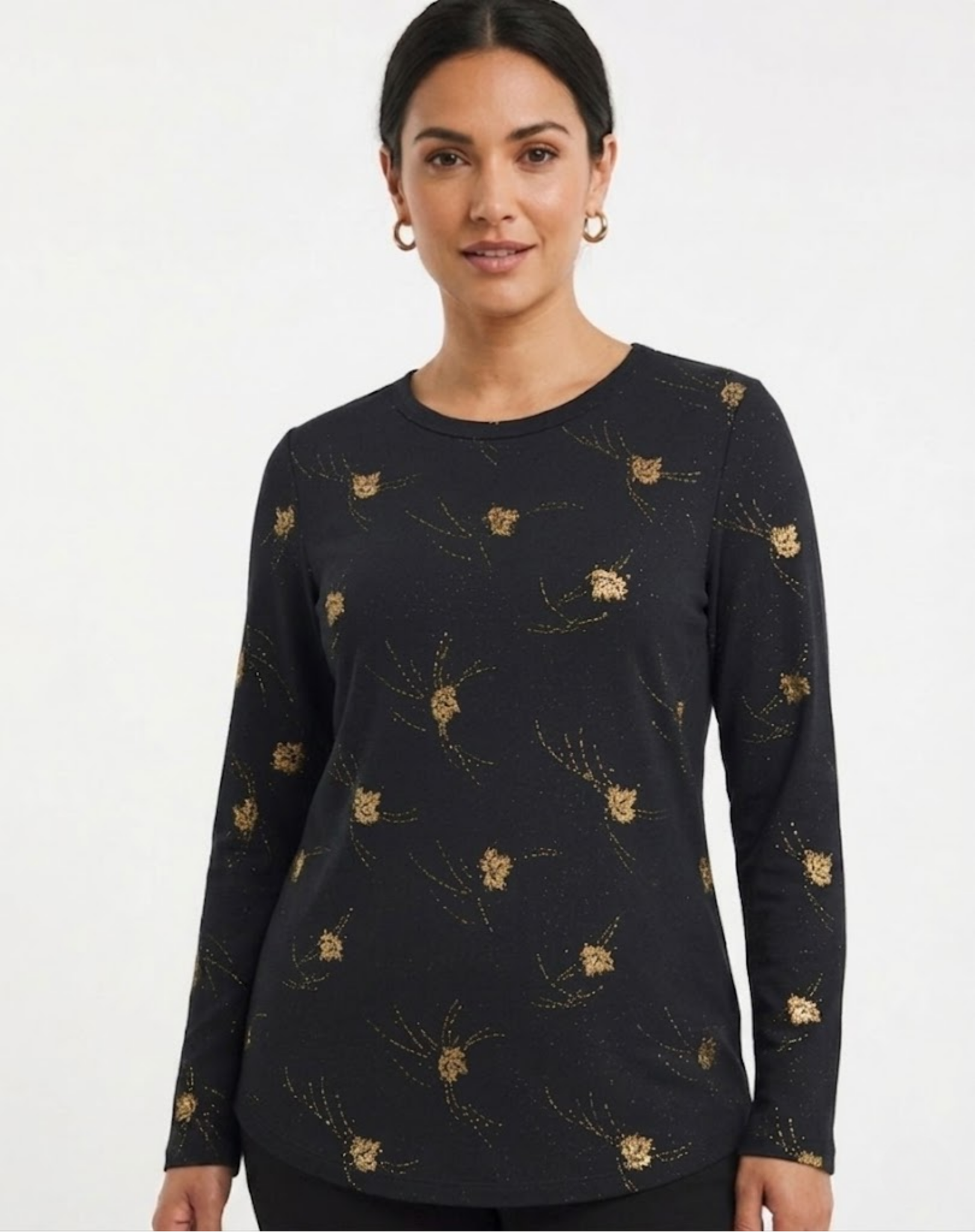 Ink Gold Cashmere Touch Knit Top Corfu Jeans