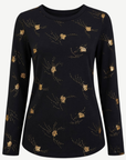 Ink Gold Cashmere Touch Knit Top Corfu Jeans