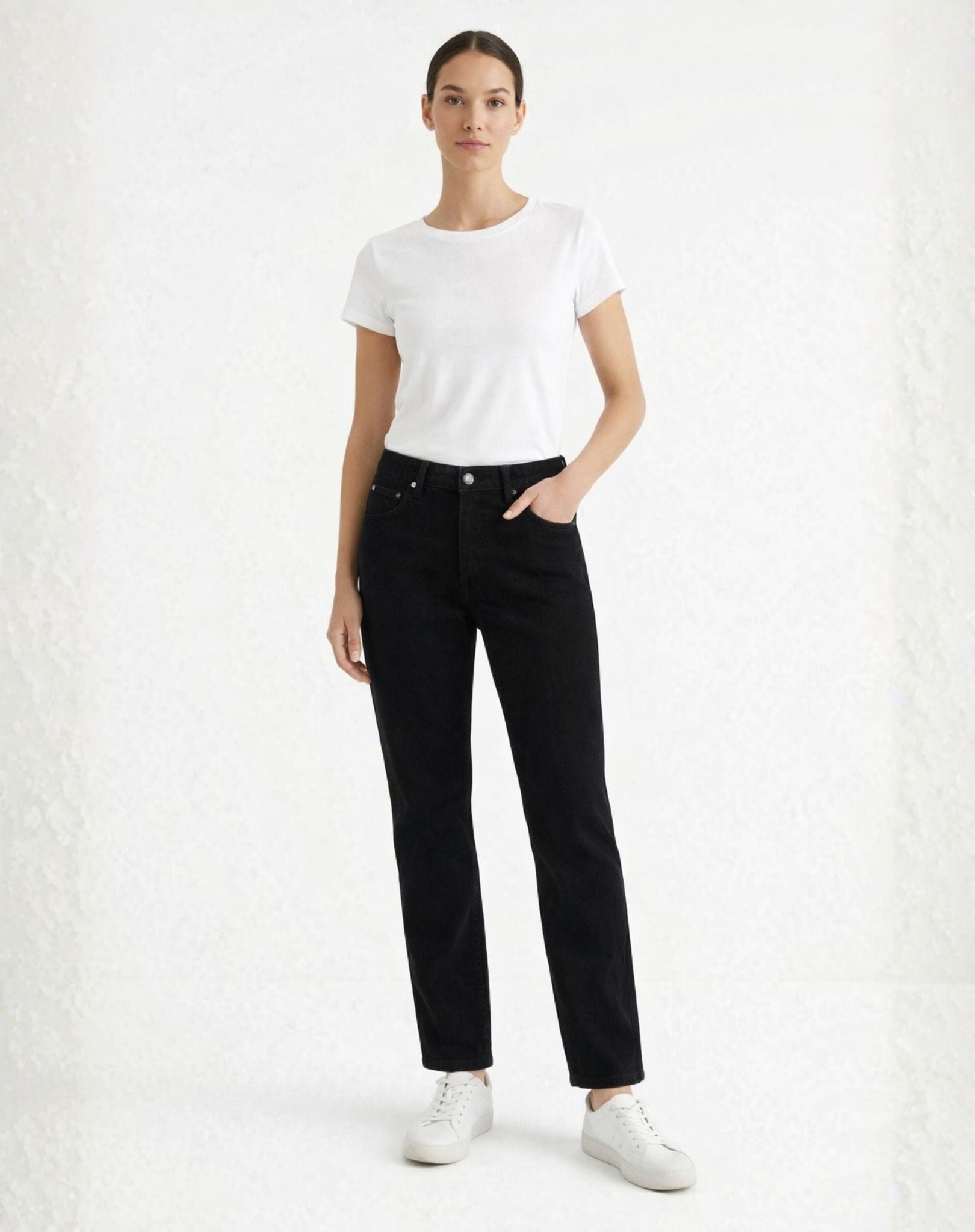 Black 21W Stretch Cord Pants Corfu Jeans