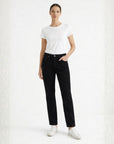 Black 21W Stretch Cord Pants Corfu Jeans