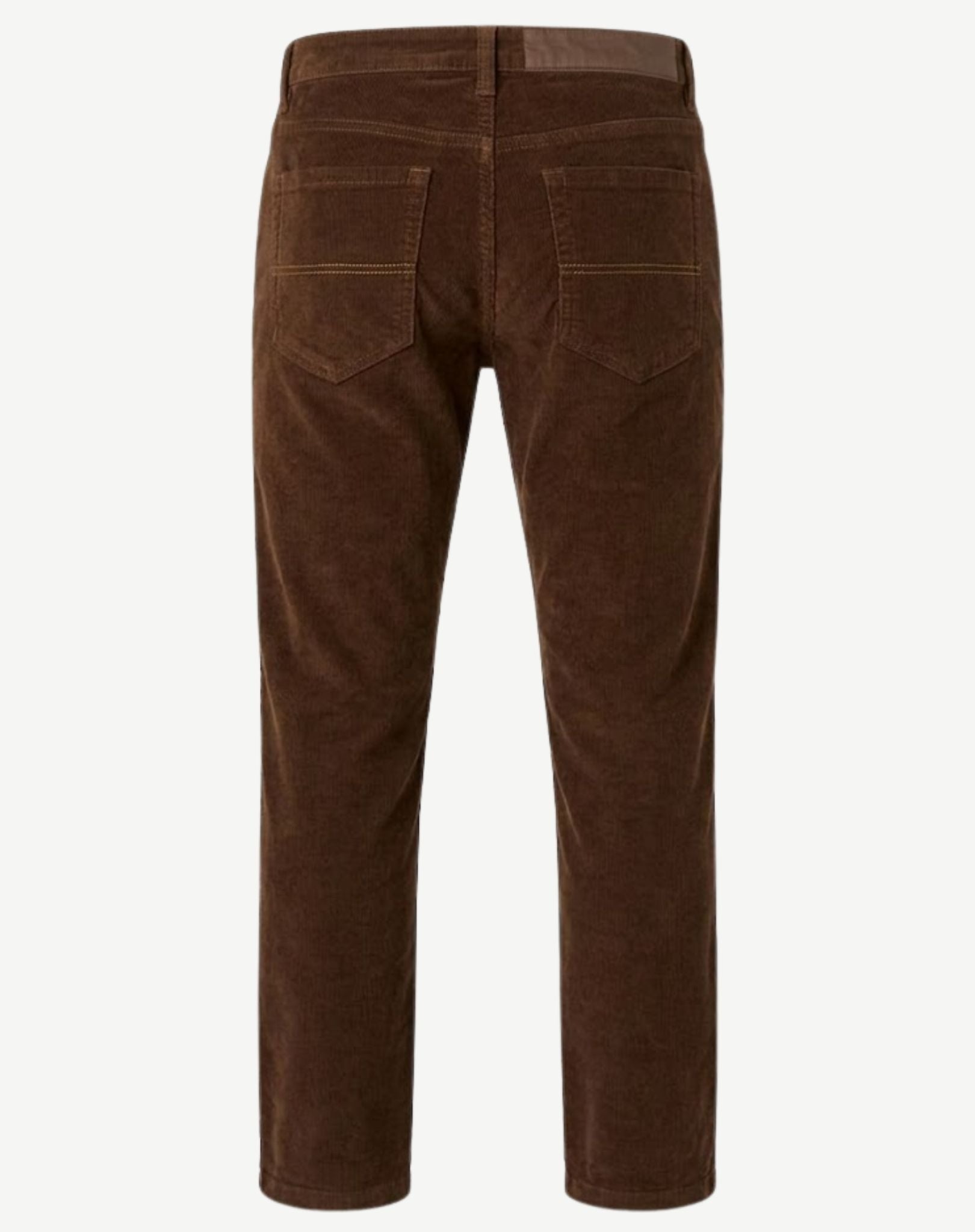 Dark Walnut 21W Stretch Cord Pants Corfu Jeans