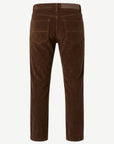 Dark Walnut 21W Stretch Cord Pants Corfu Jeans