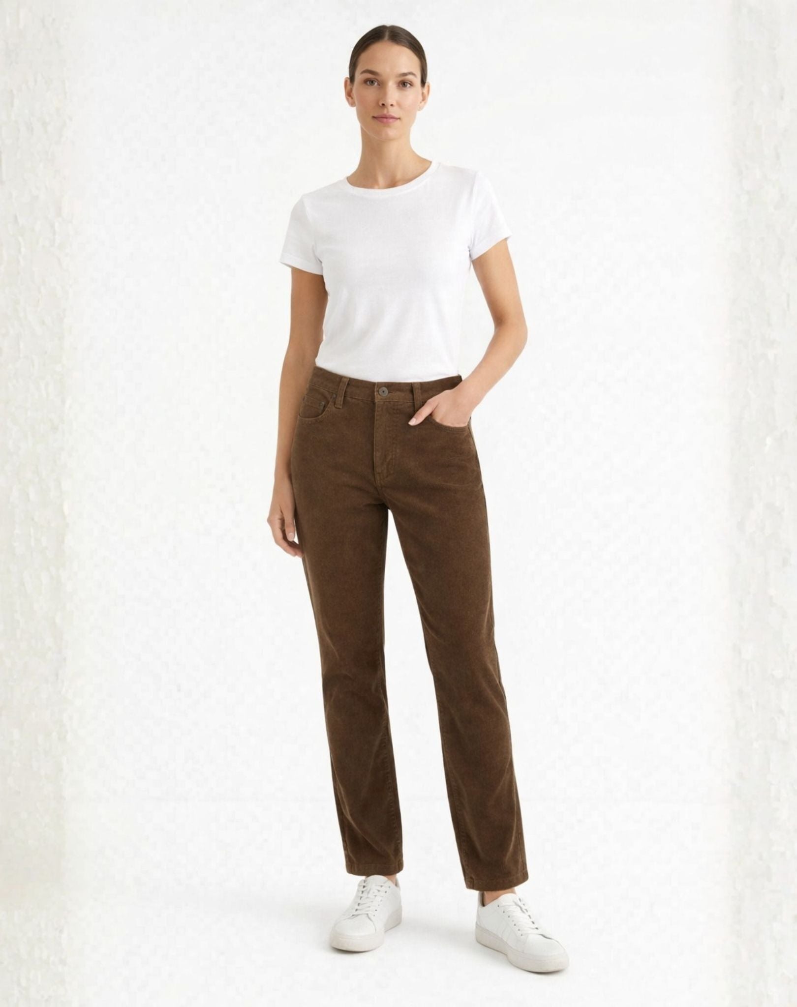 Mink 16W Stretch Cord Pants Corfu Jeans