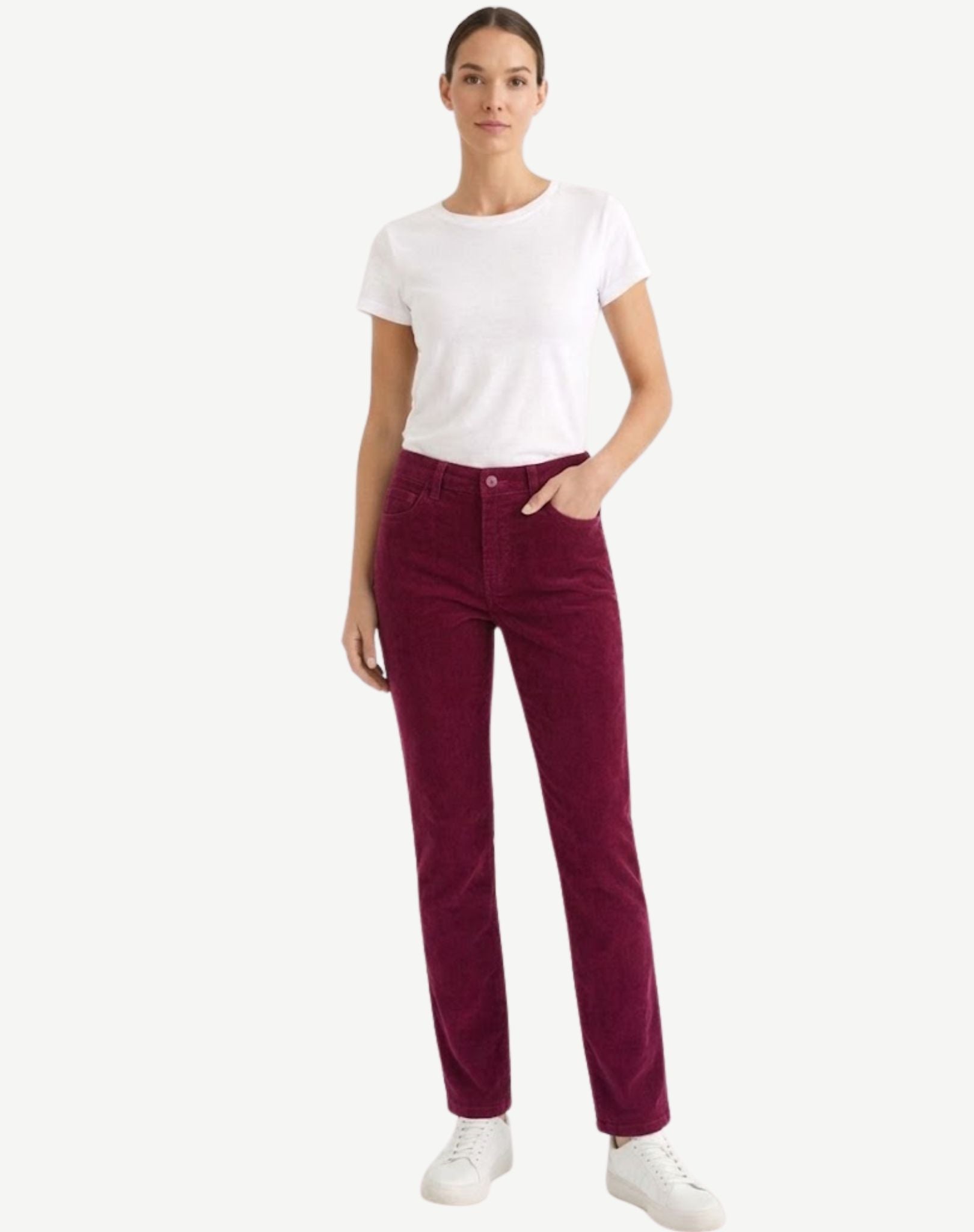 Pomegranate 21W Stretch Cord Pants Corfu Jeans