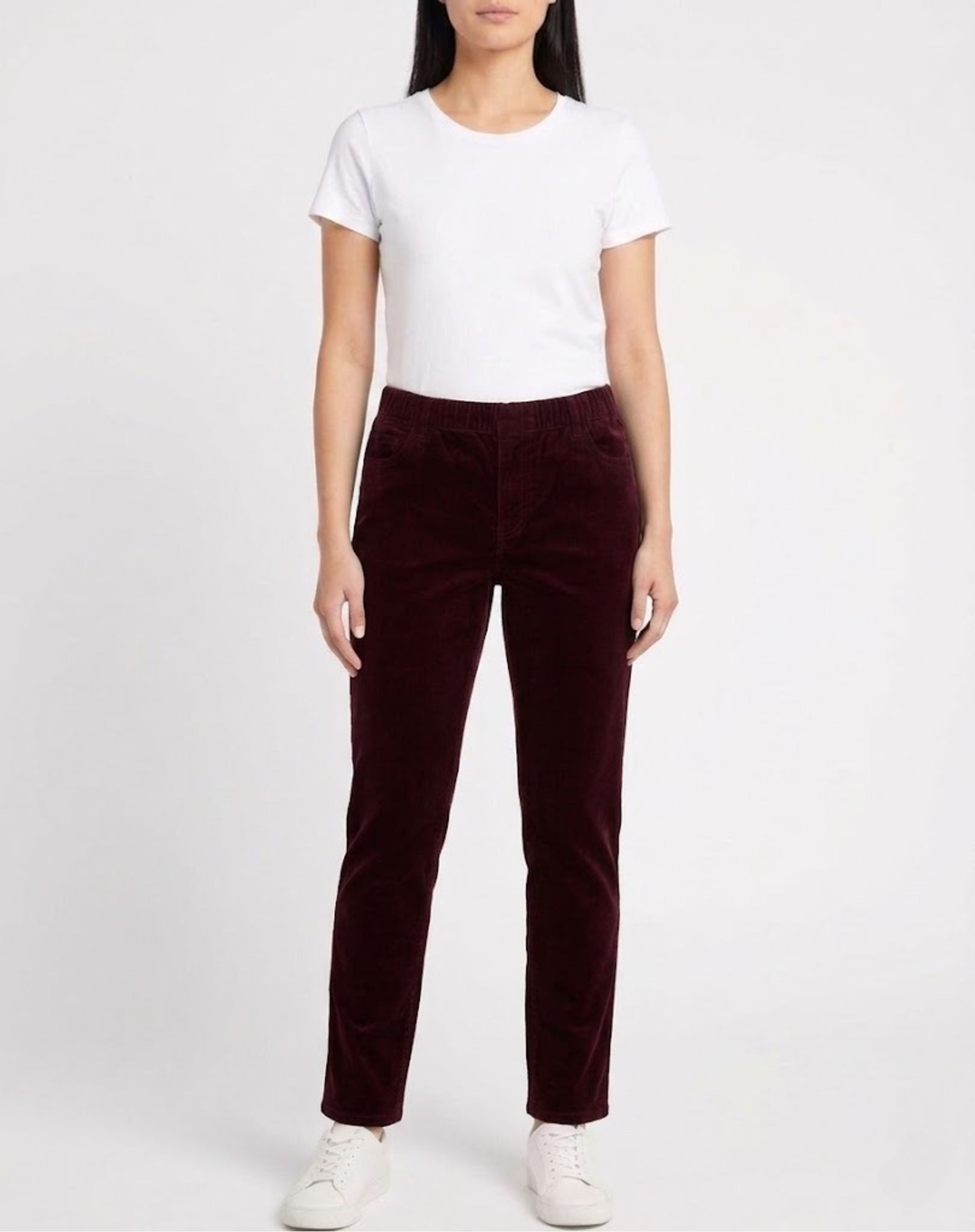 Pomegranate 21W Pull-On Cord Pants Corfu Jeans