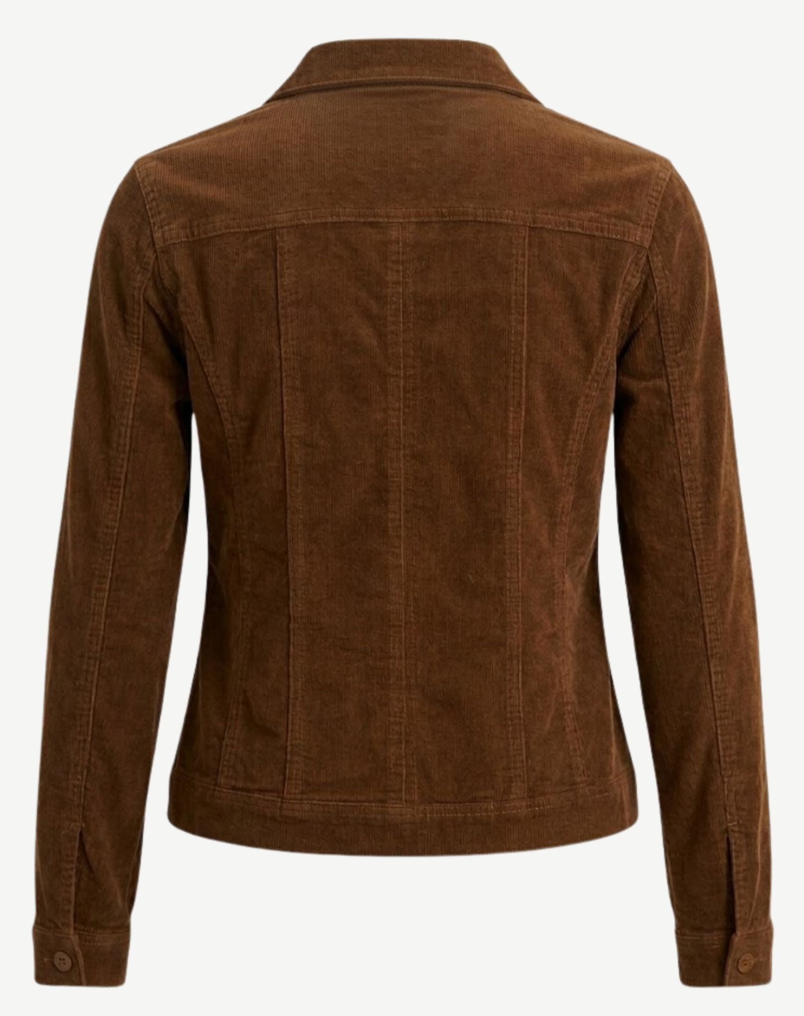 Dark Walnut Classic 21W Stretch Cord Denim Jacket Corfu Jeans