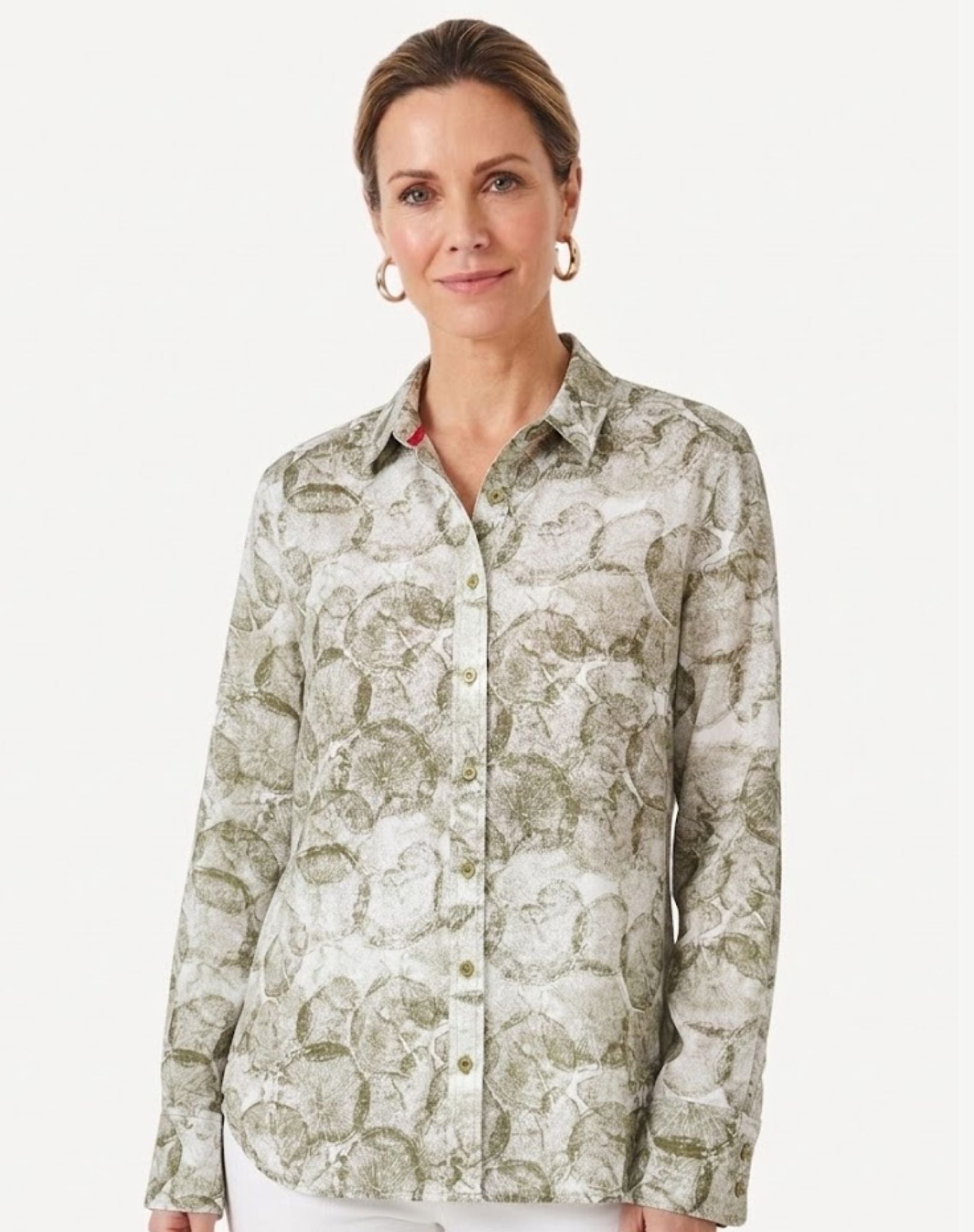 Oak Printed Long Sleeve Shirt Corfu Jeans