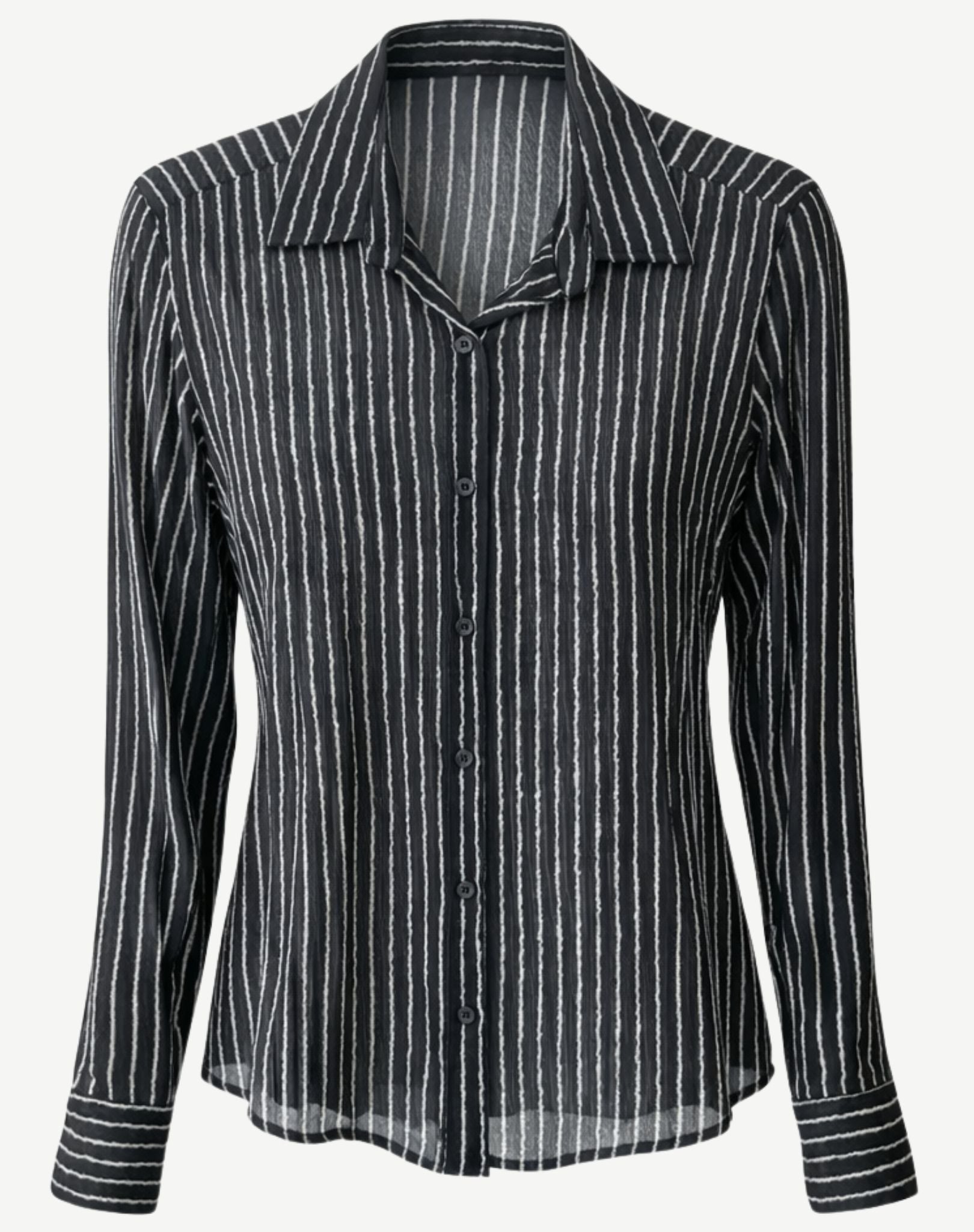 Black White Stripe Shirt Corfu Jeans