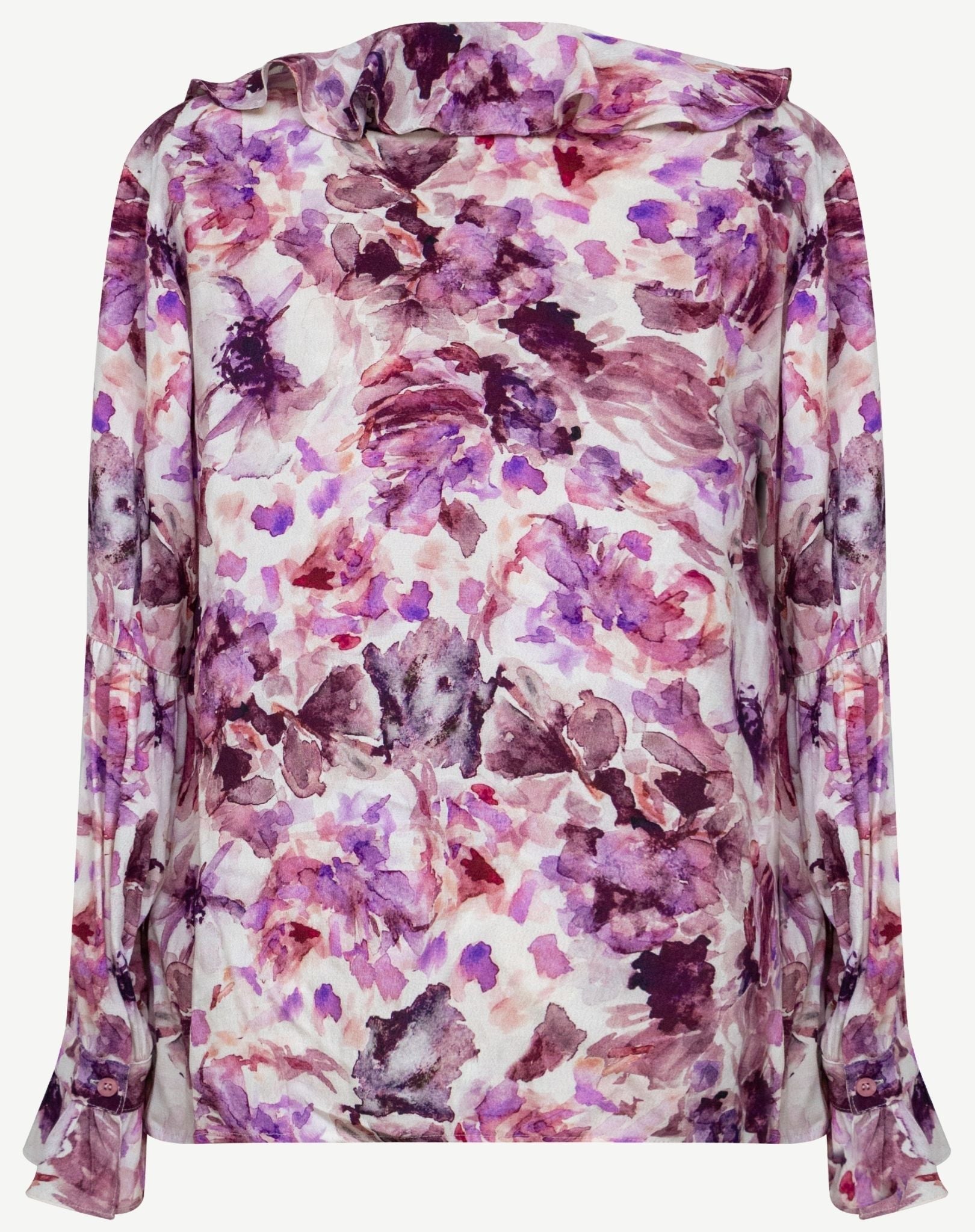 Crimson Petals Blouse Corfu Jeans