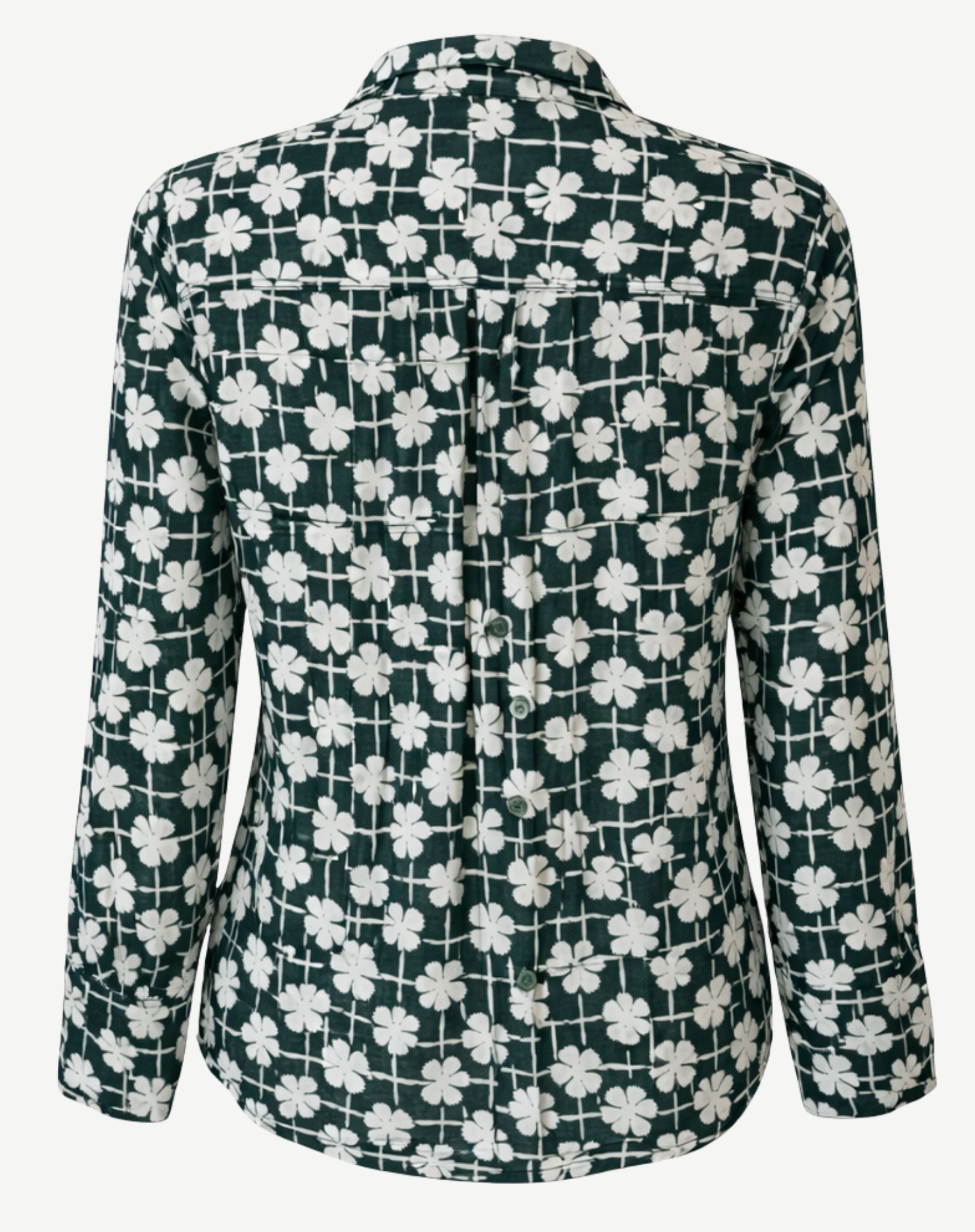 Clover Printed Long Sleeve Shirt Corfu Jeans