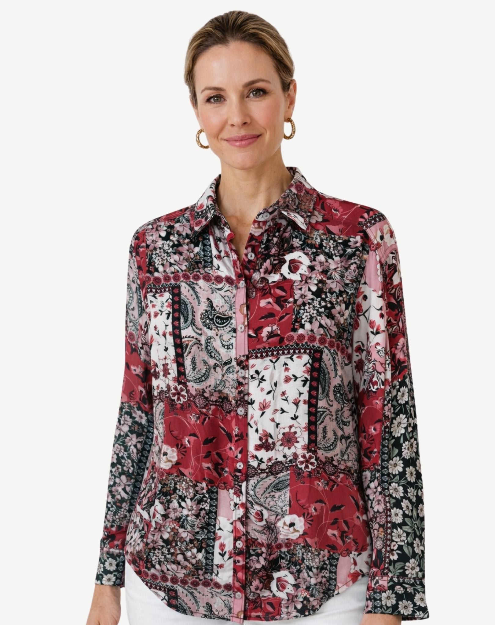 Rose Florentine Shirt Corfu Jeans