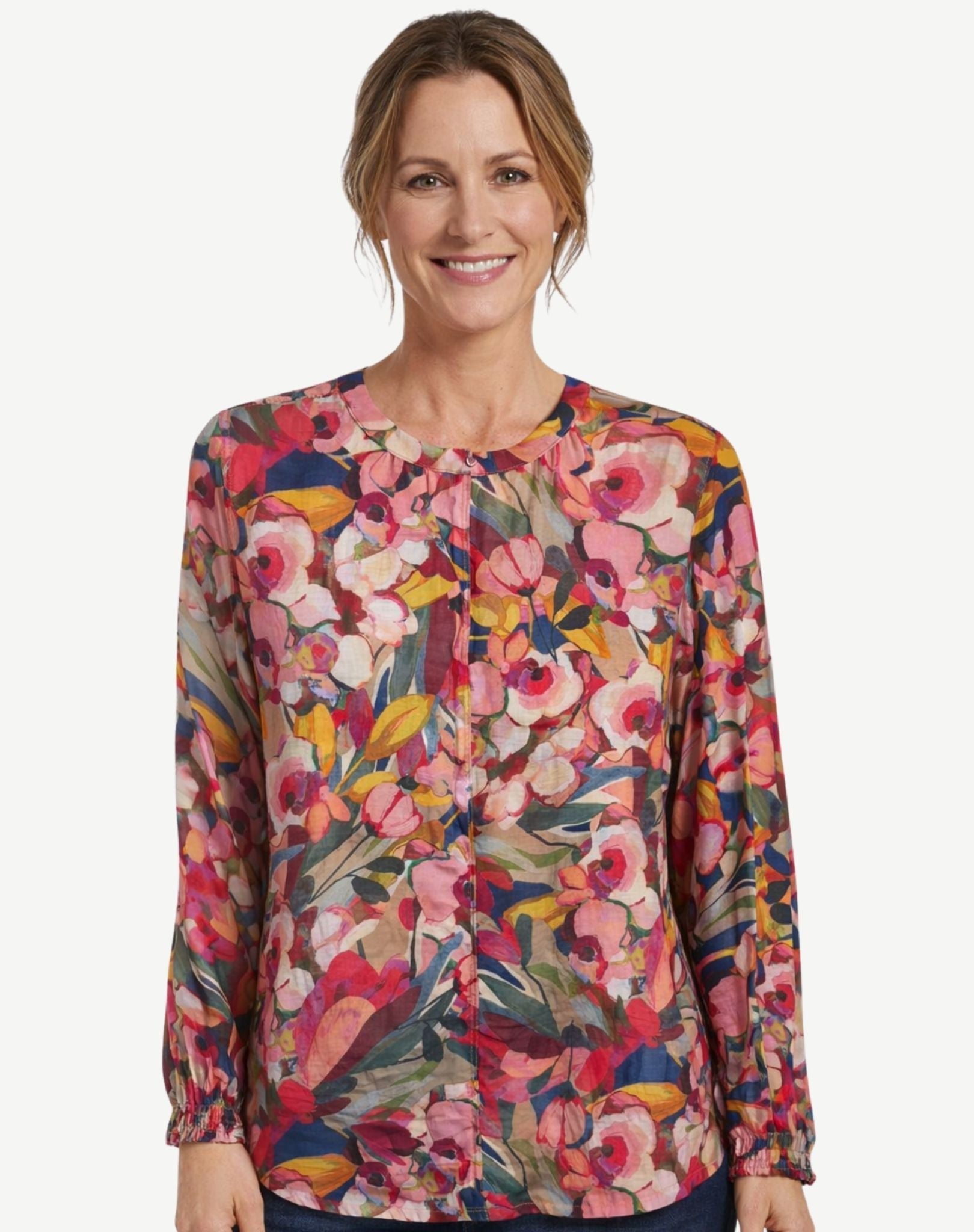 Floralism Blouse Corfu Jeans