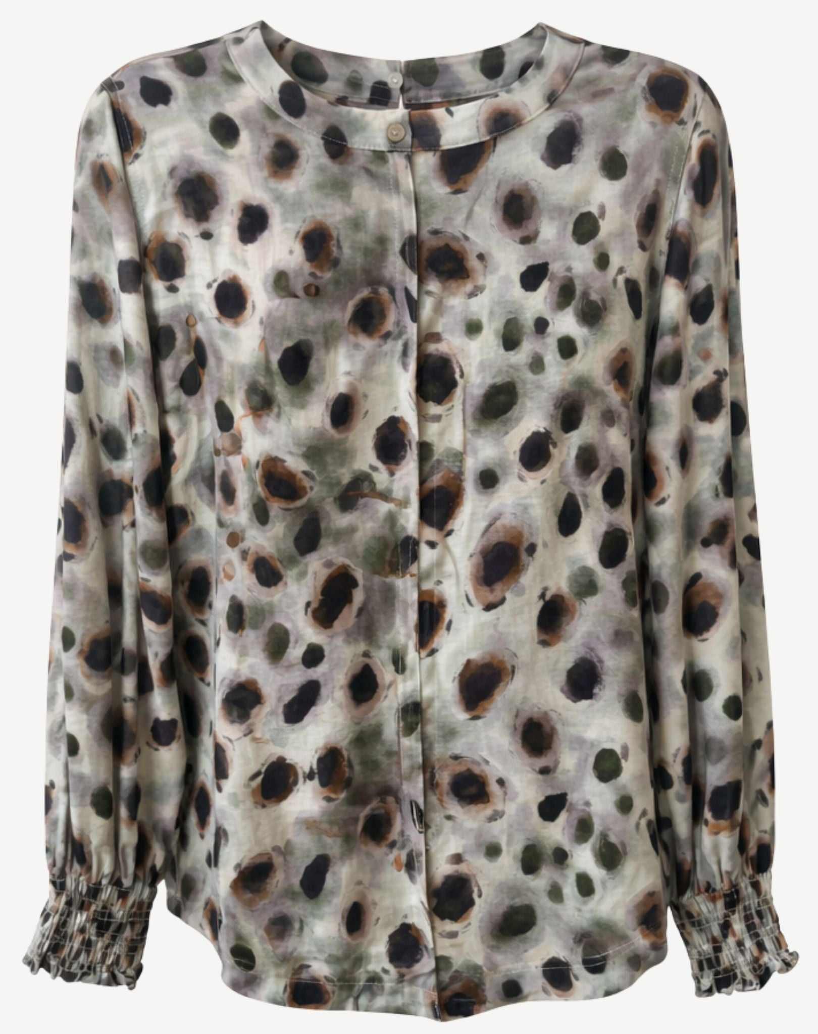 Stone Bark Printed Blouse Corfu Jeans