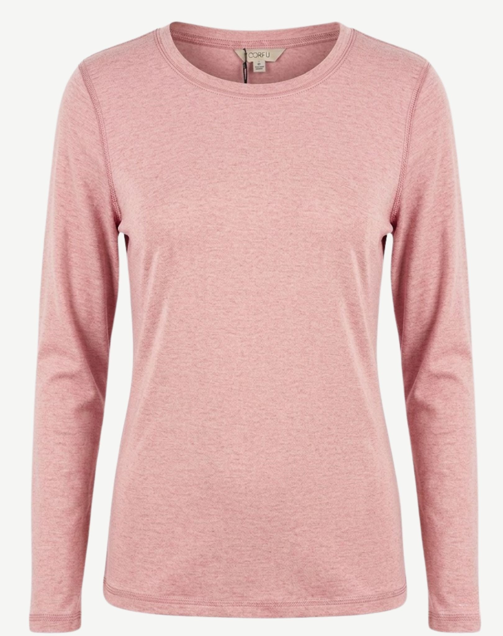 Essential Cotton Long Sleeve Tee - Cameo Corfu Jeans