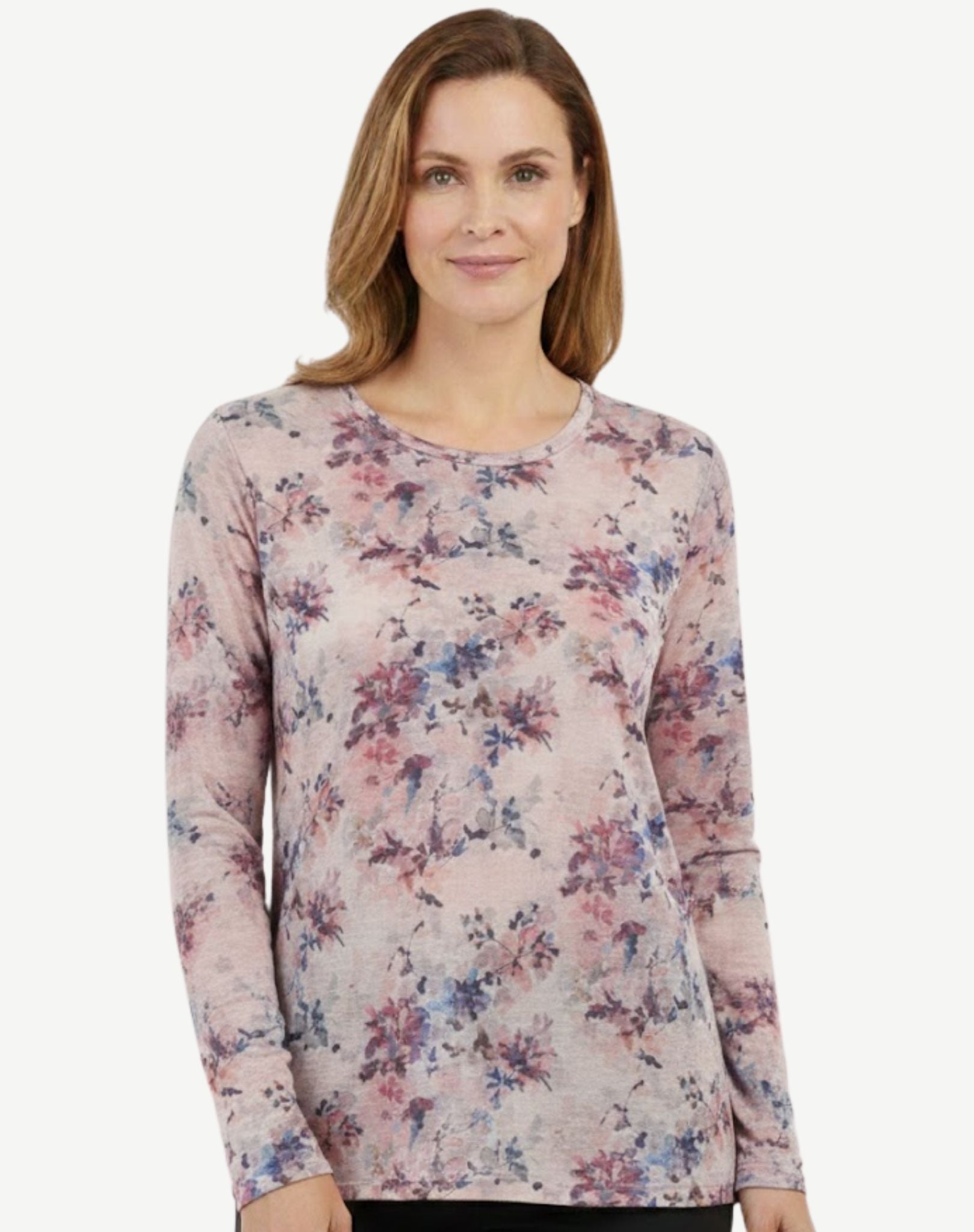 Cashmere Bloom Knit Tee Corfu Jeans