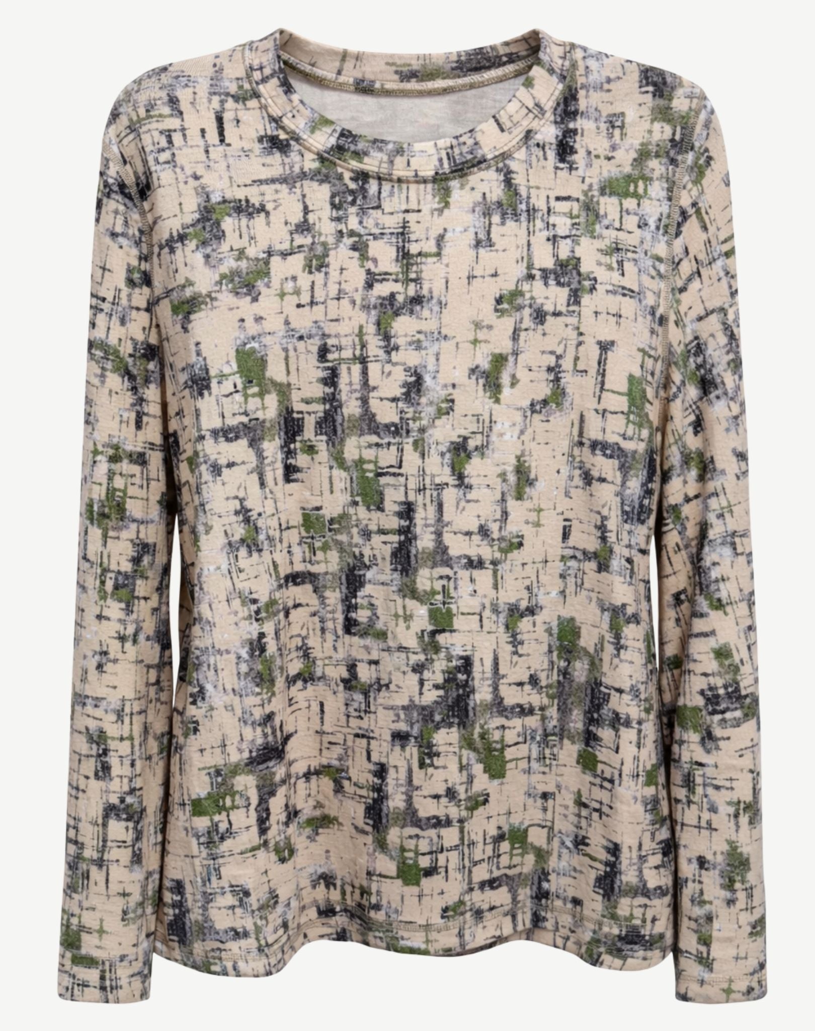 Glacial Pine Knit Top Corfu Jeans