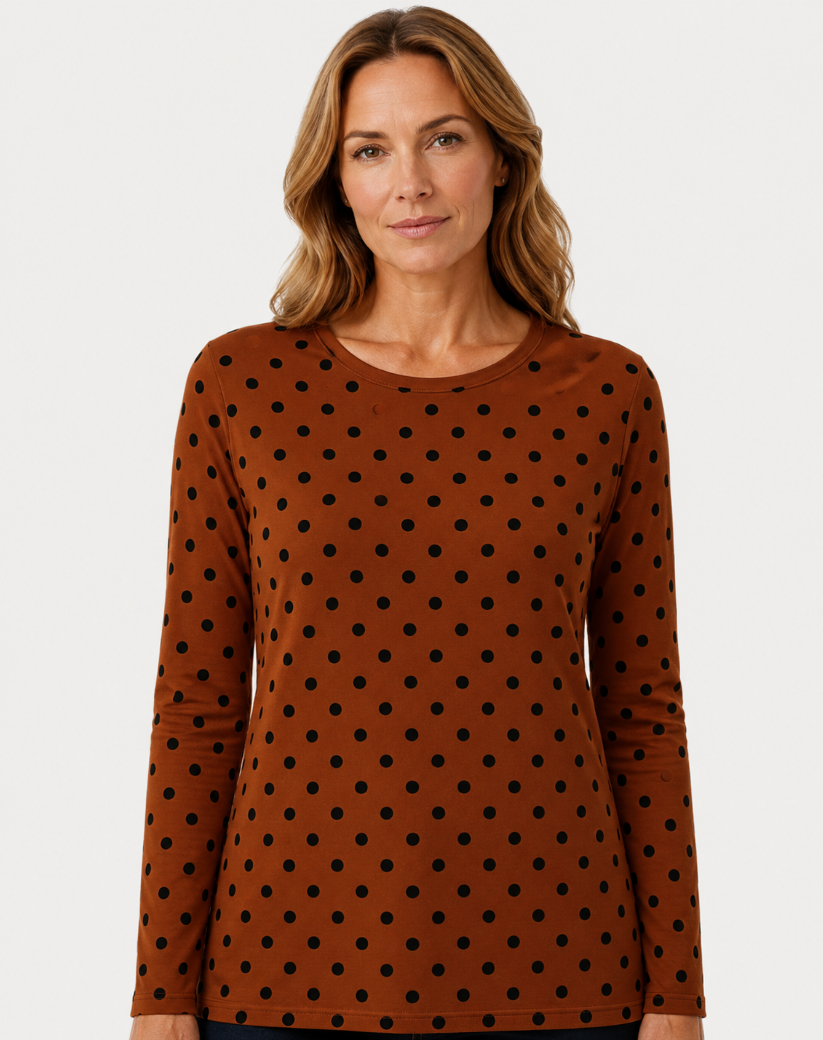 Caramel Knit Top Corfu Jeans