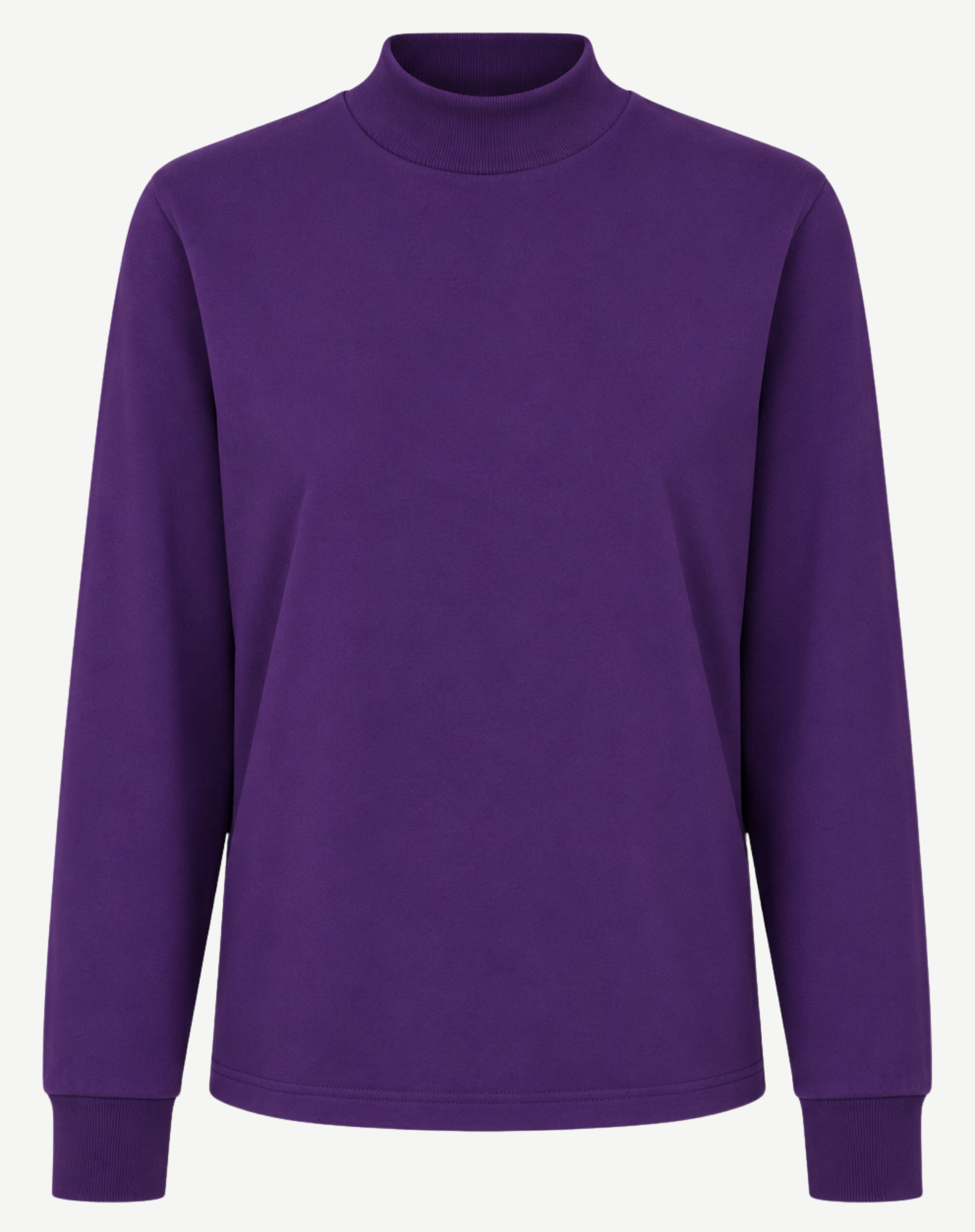 Essential Cotton Long Sleeve - Eggplant Corfu Jeans
