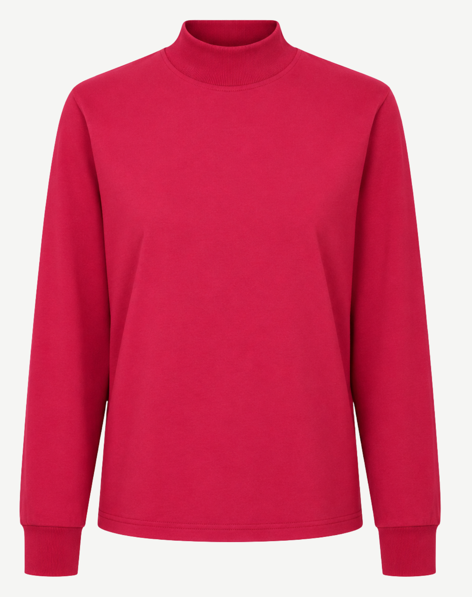 Essential Cotton Long Sleeve - Lipstick Corfu Jeans