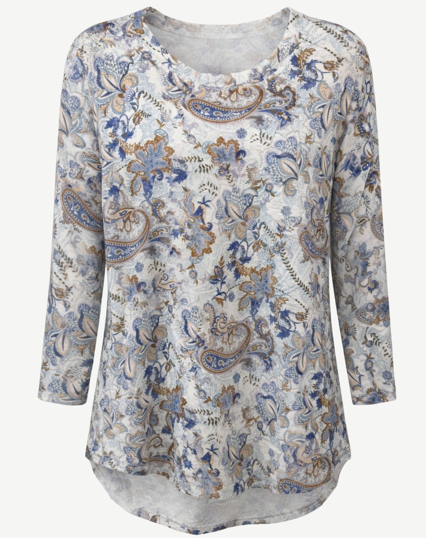 Frosted Caramel Long Sleeve Knit Top Corfu Jeans
