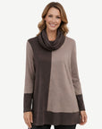 Mocka High Neck Long Sleeve Knit Top Corfu Jeans
