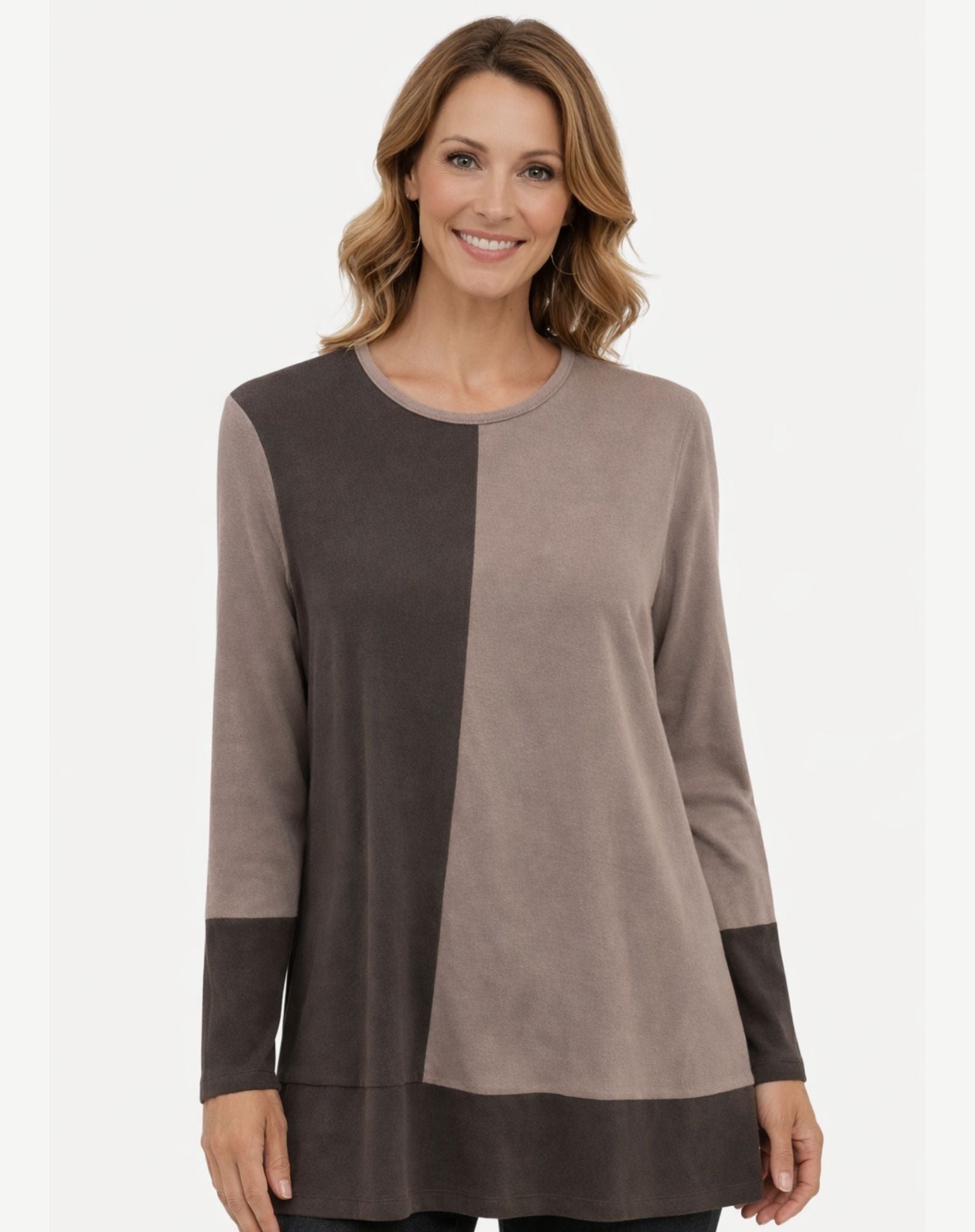 Mocka High Neck Long Sleeve Knit Top Corfu Jeans