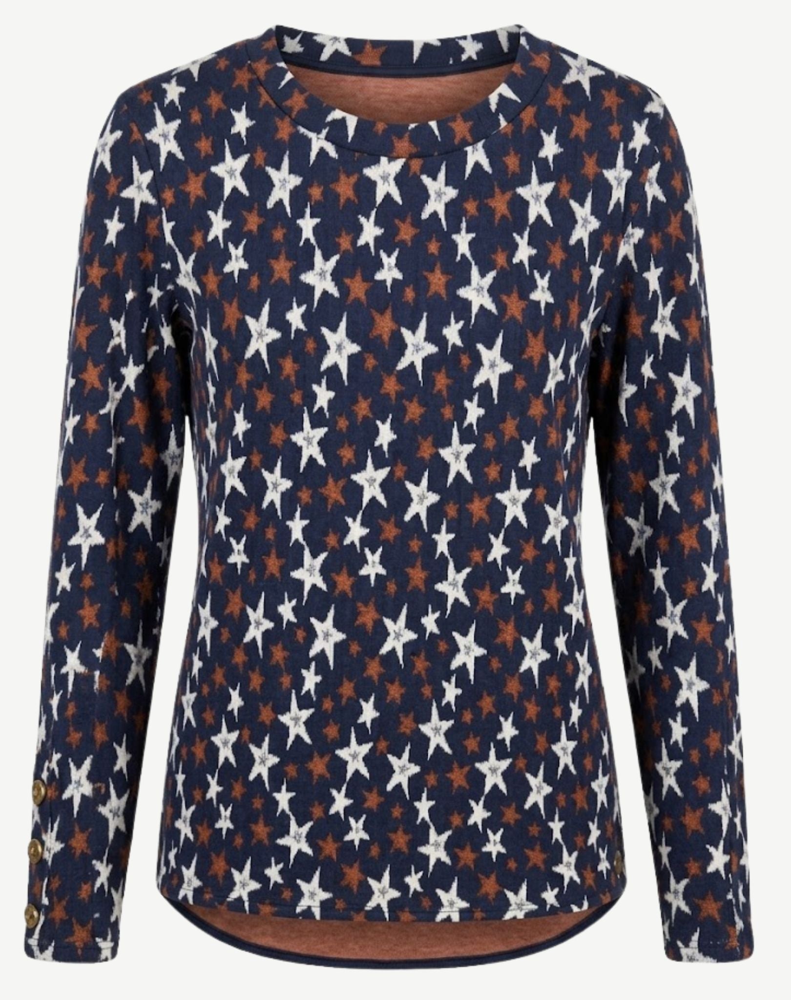 Navy Star Soft Knit Top Corfu Jeans