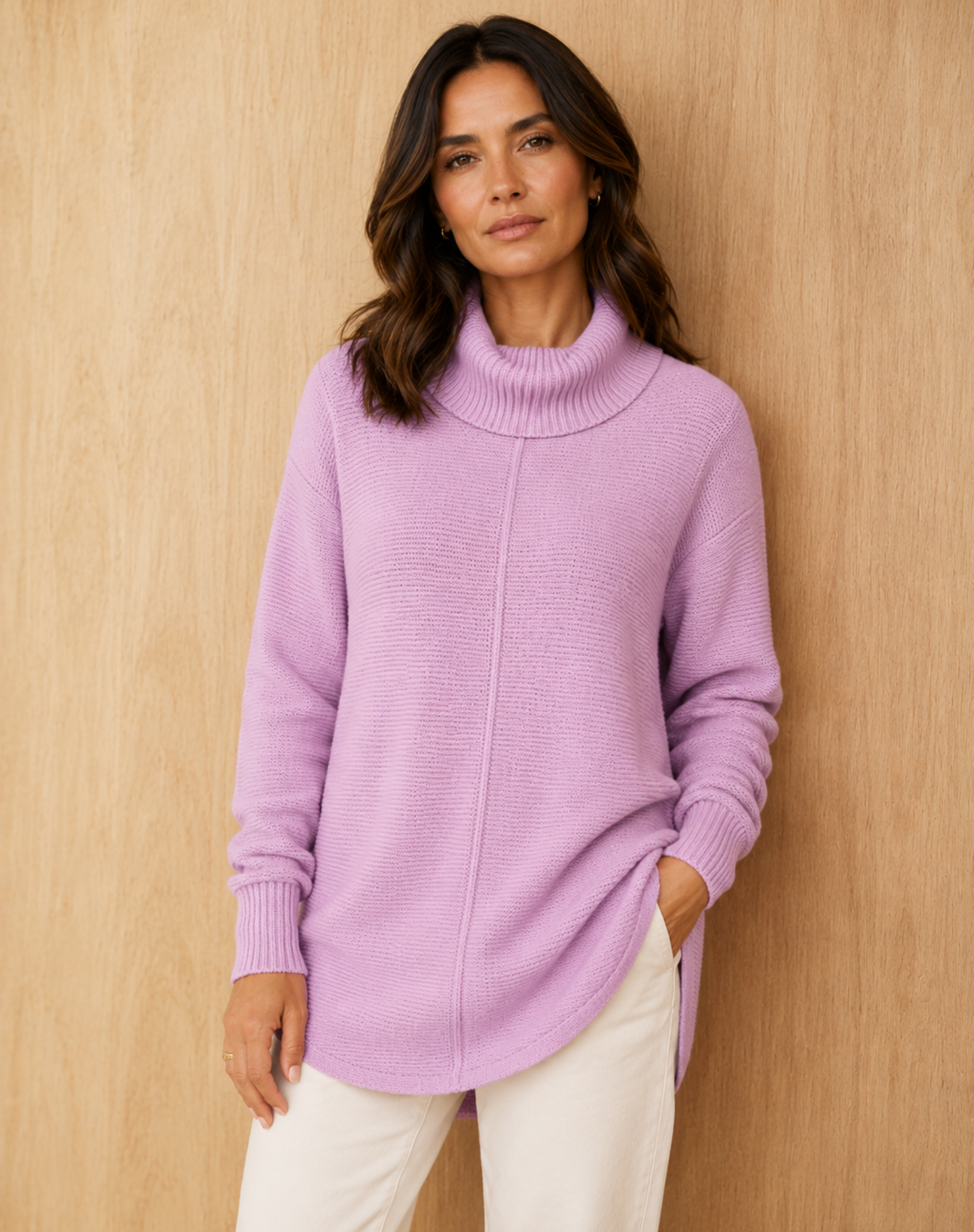 Pink Quartz Soft Knit Jumper Corfu Jeans