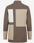 Mocha Edge to Edge 3 Tone Jacket Corfu Jeans