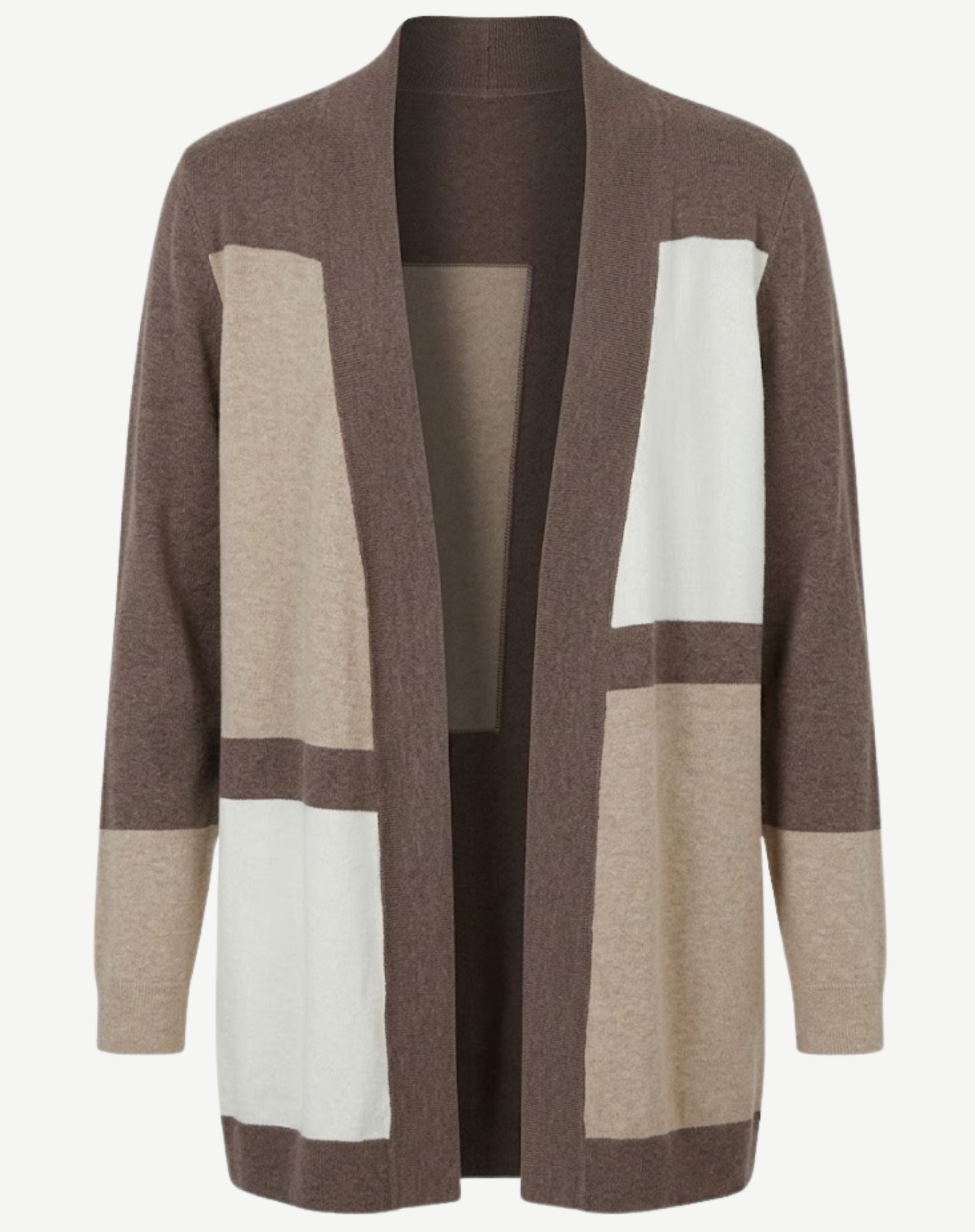 Mocha Edge to Edge 3 Tone Jacket Corfu Jeans