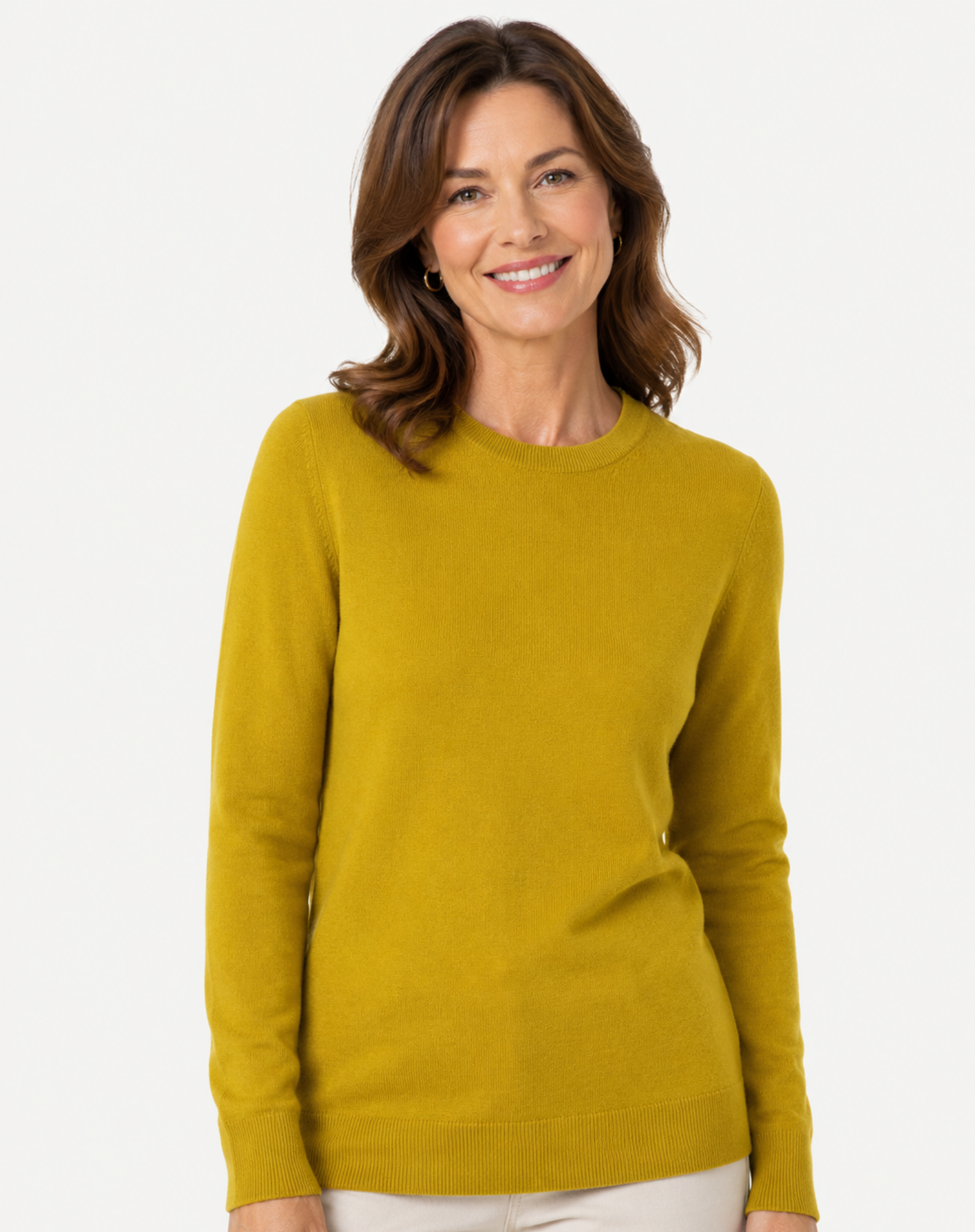 Citron Plain Jersey Knit Corfu Jeans