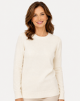 Ivory Plain Jersey Knit Corfu Jeans