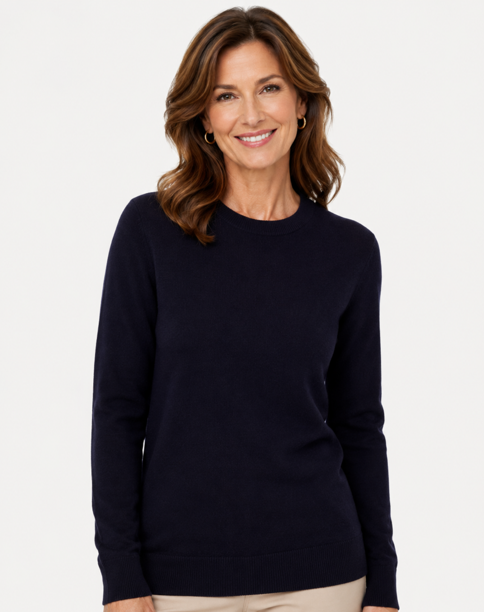 Dark Navy Plain Jersey Knit Corfu Jeans