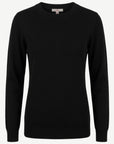 Black Plain Jersey Knit Corfu Jeans