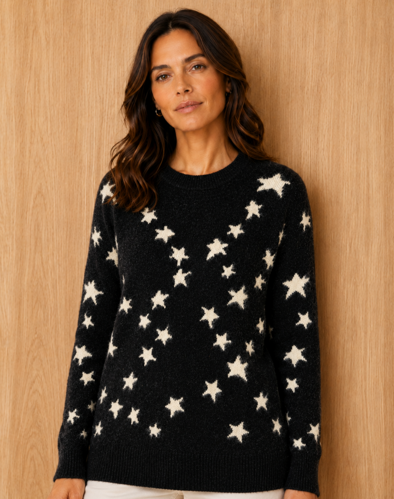 Multi Start Jersey Knit Jumper Corfu Jeans