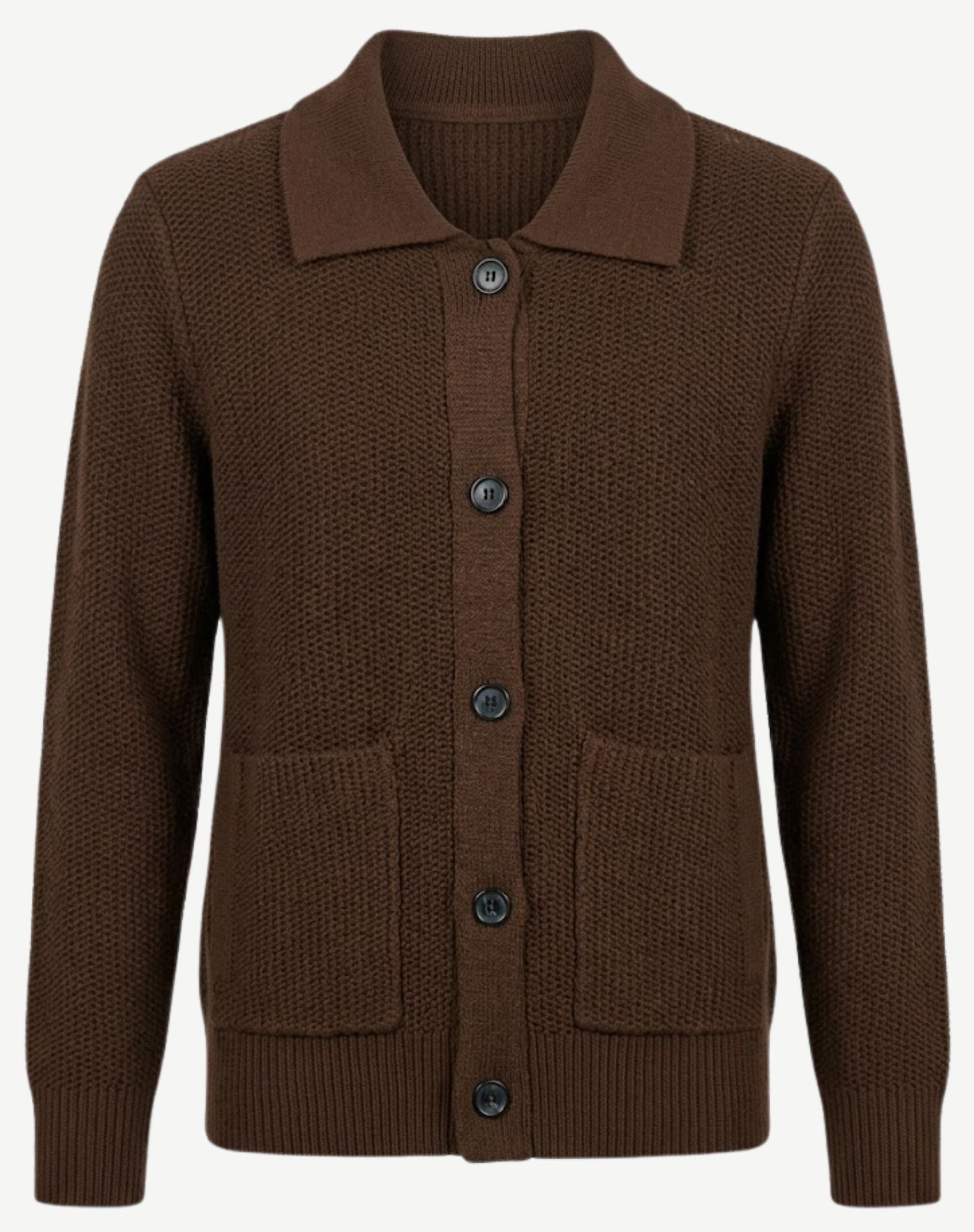 Coffee Knit Shacket Corfu Jeans