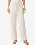 Ivory Sueded Feel Pull-On Pants Corfu Jeans